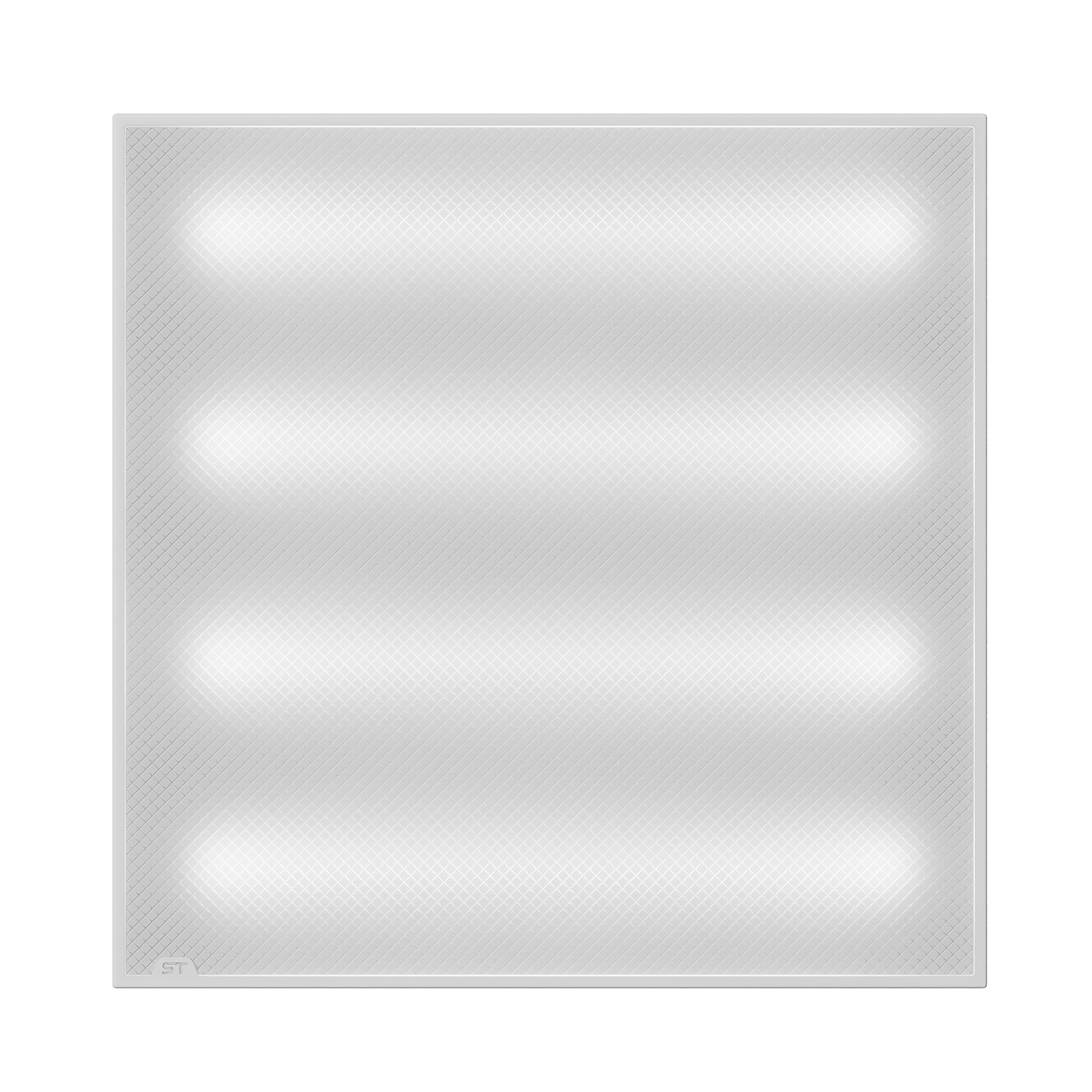 STP-A-1001-P-36-4K-40 Св-к ДВО ST Luce STANDART IP40 595*595*40мм 36Вт 4200лм 4000К призма(Армстронг Коммерческое освещение