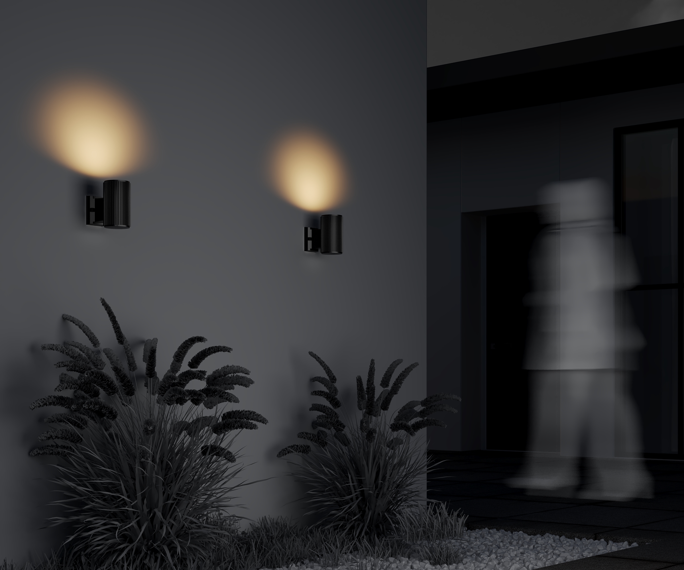 Настенный светильник (бра) Outdoor O419WL-01B