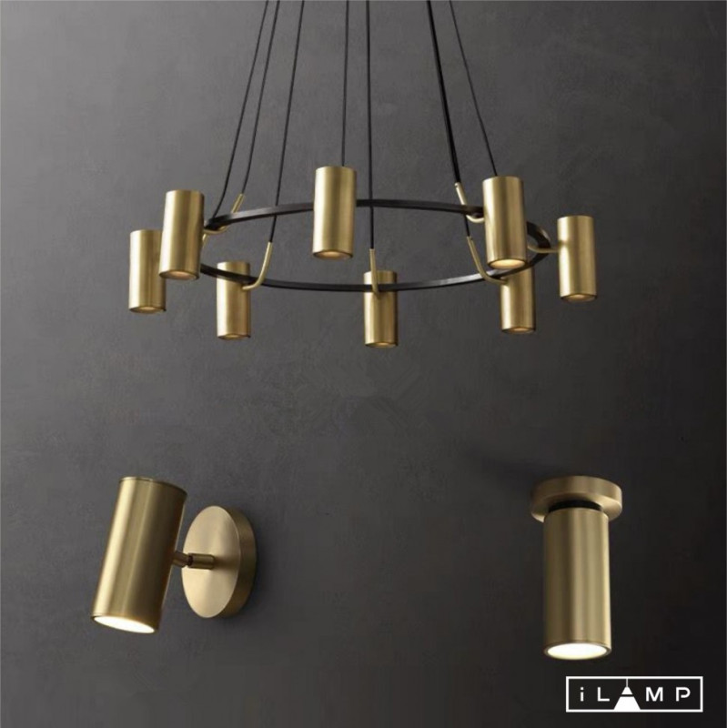 Спот iLamp 8861C BR-BK