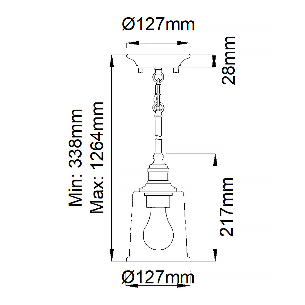 Подвесной светильник Kichler, Арт. KL-WAVERLY-MP-NBR