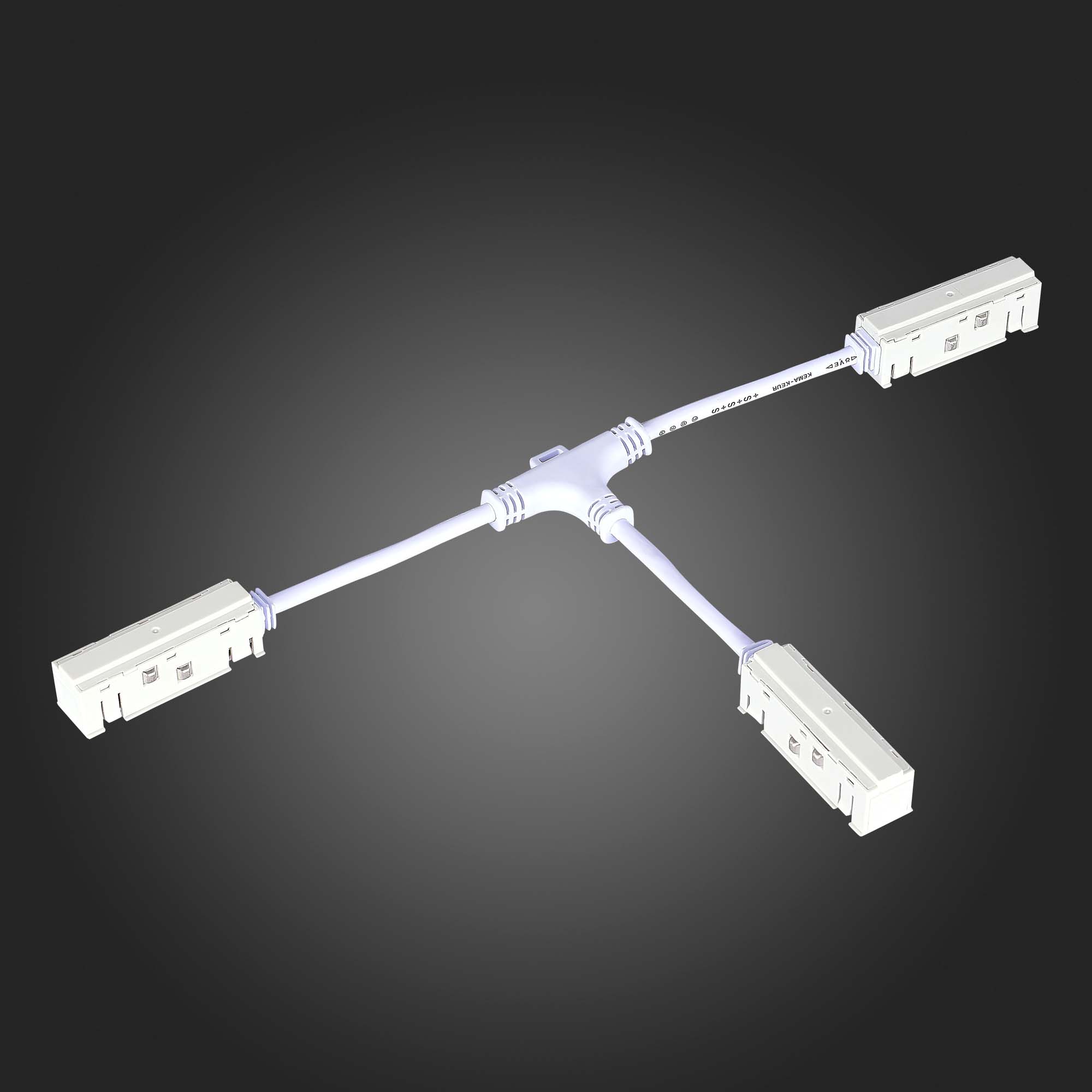 ST006.559.00 Коннектор питания T-образный для магнитного шинопровода ST-Luce Белый SKYLINE 48