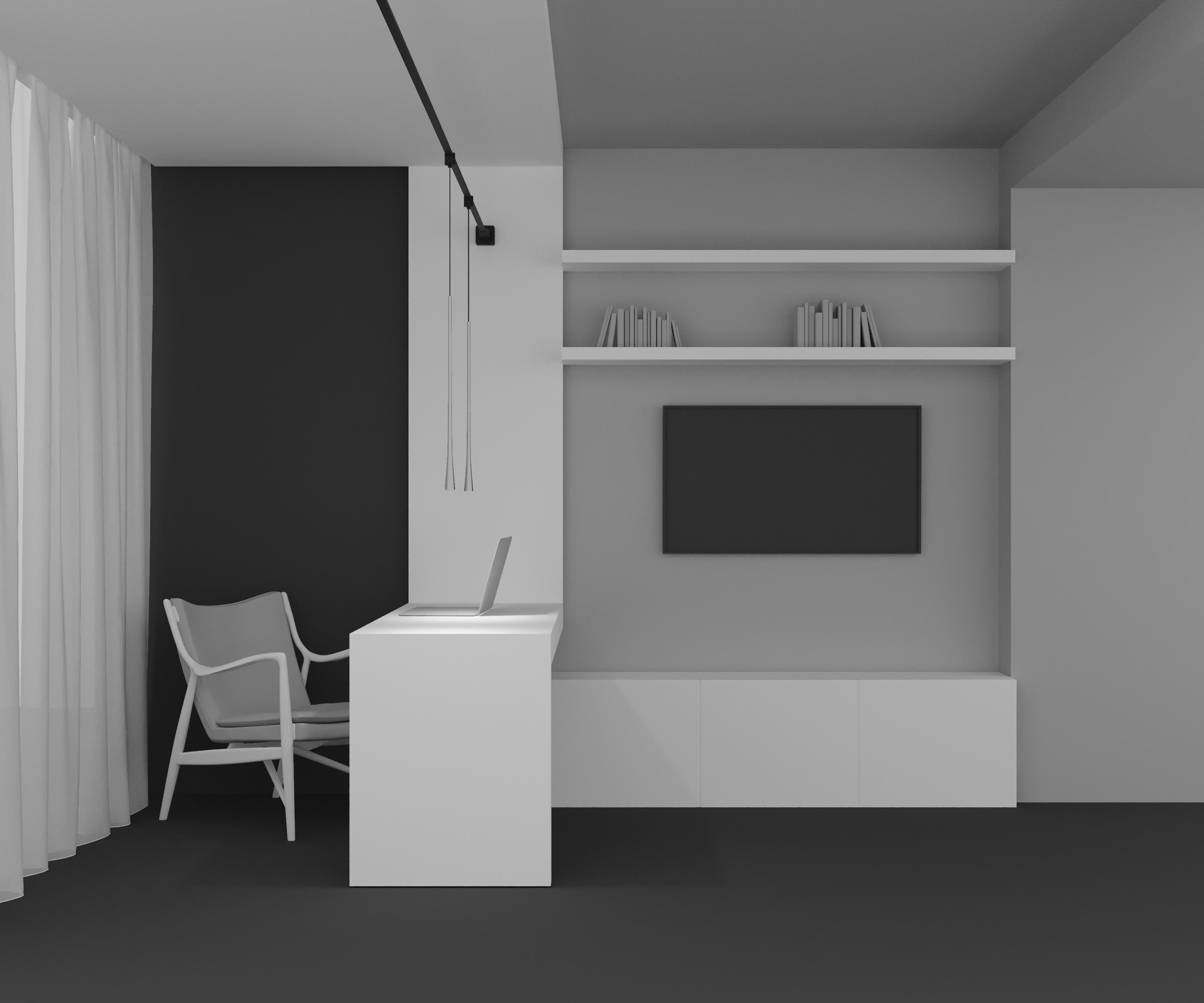 Трековый подвесной светильник Technical TR168-1-7W3K-M-BS