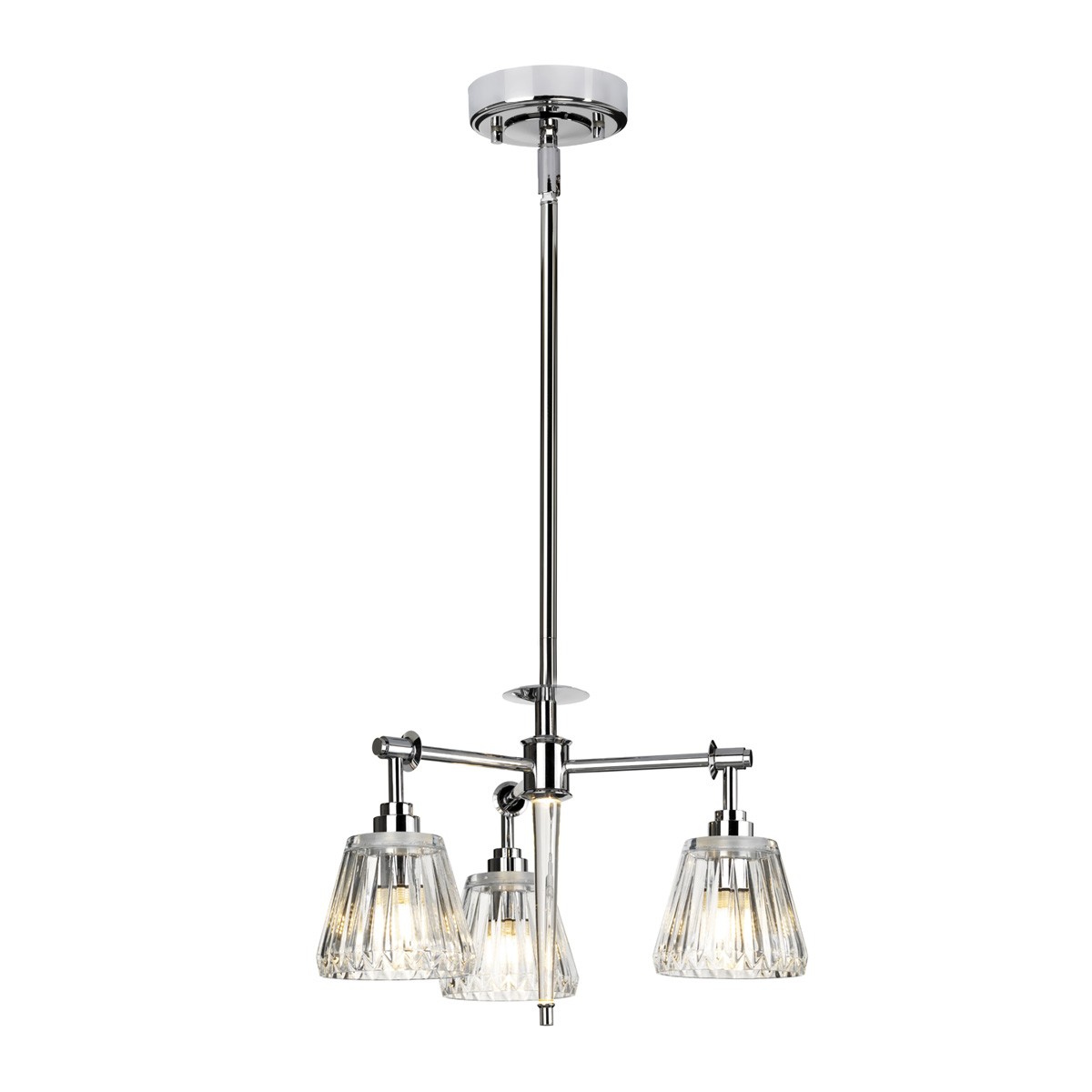 Люстра для ванных комнат Elstead Lighting, Арт. BATH-AGATHA3P-PC
