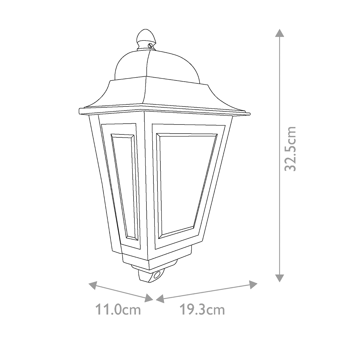 Настенный фонарь Elstead Lighting, Арт. DECO-LANE7-BLACK