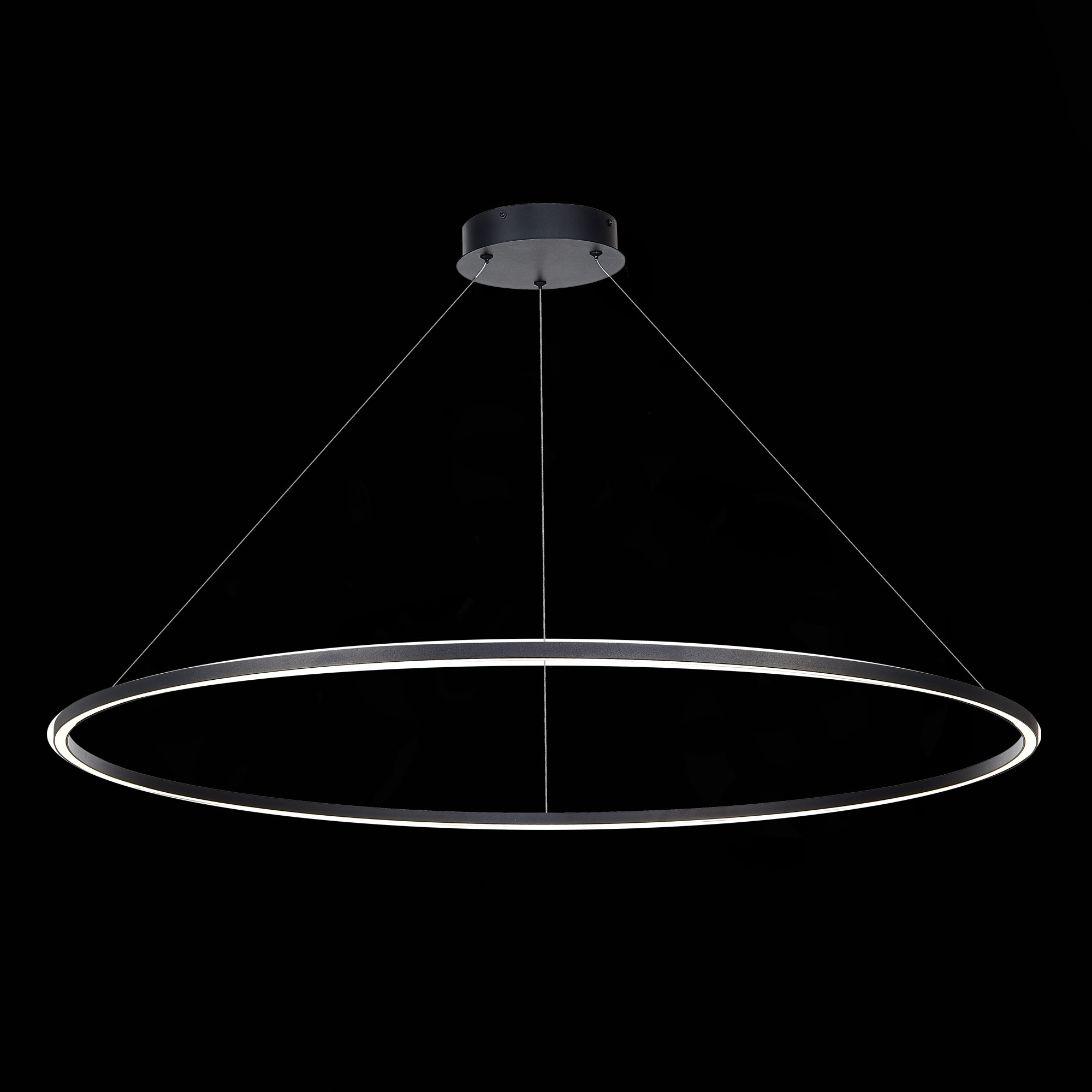 ST605.403.57 Cветильник подвесной SMART ST-Luce Черный/Белый LED 1*57W 2800-6500K AURA
