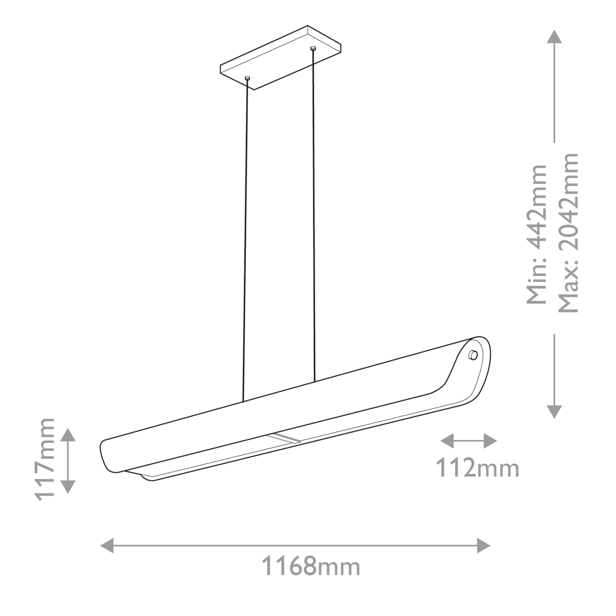 Подвесной светильник Hinkley, Арт. HK-ARCO-LED-LP-117-BX