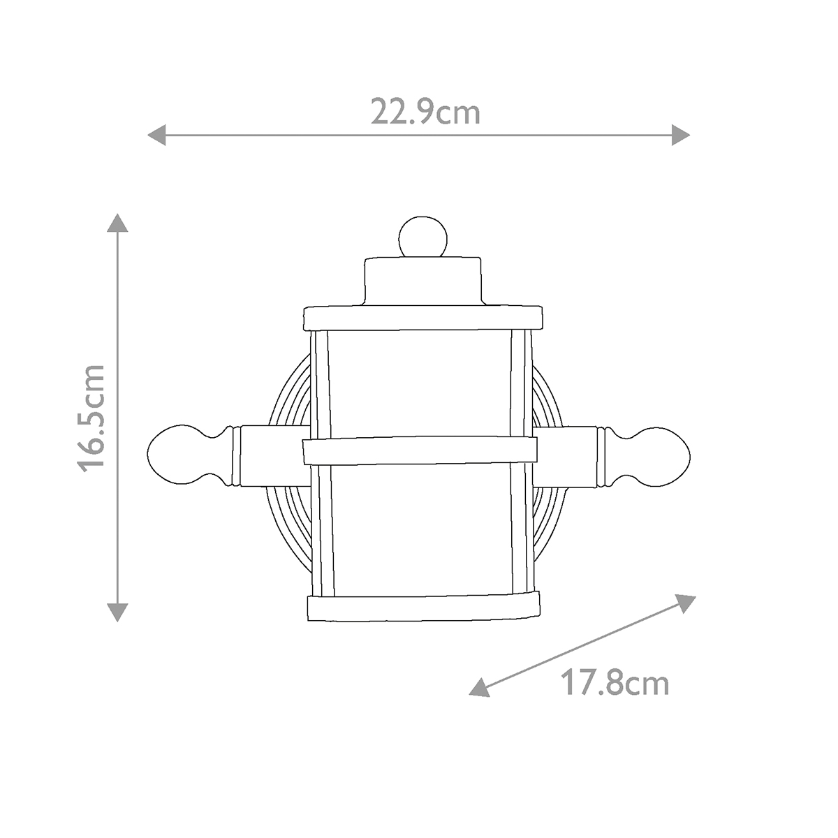 Бра для ванных комнат Quoizel, Арт. QZ-TRANQUIL-BAY1