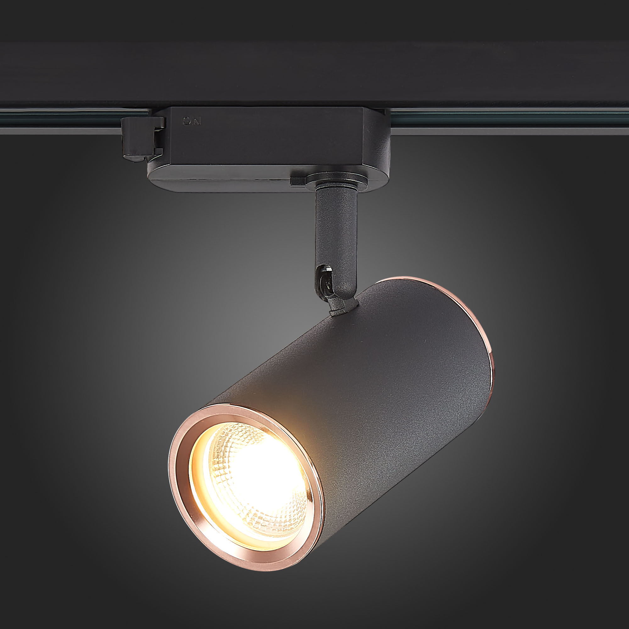 ST301.426.01 Св-к трек. Черный GU10 1*50W L104xW54xH111 220V Без ламп BASE