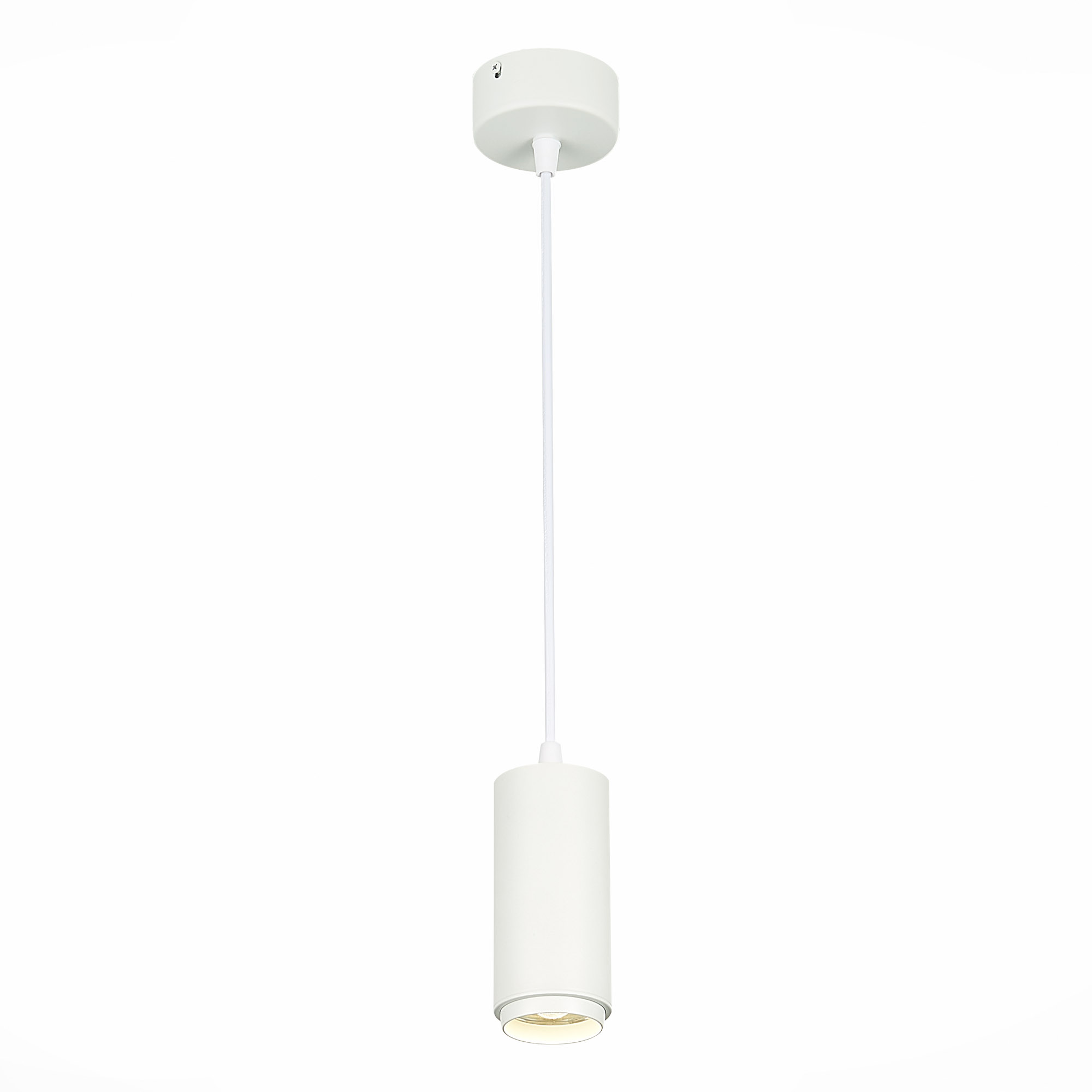 ST600.543.10 Светильник подвесной Zoom Белый LED 1*10W 4000K 1 000Lm Ra>80 15-60° IP20 D59xH130 170- Подвесные светильники