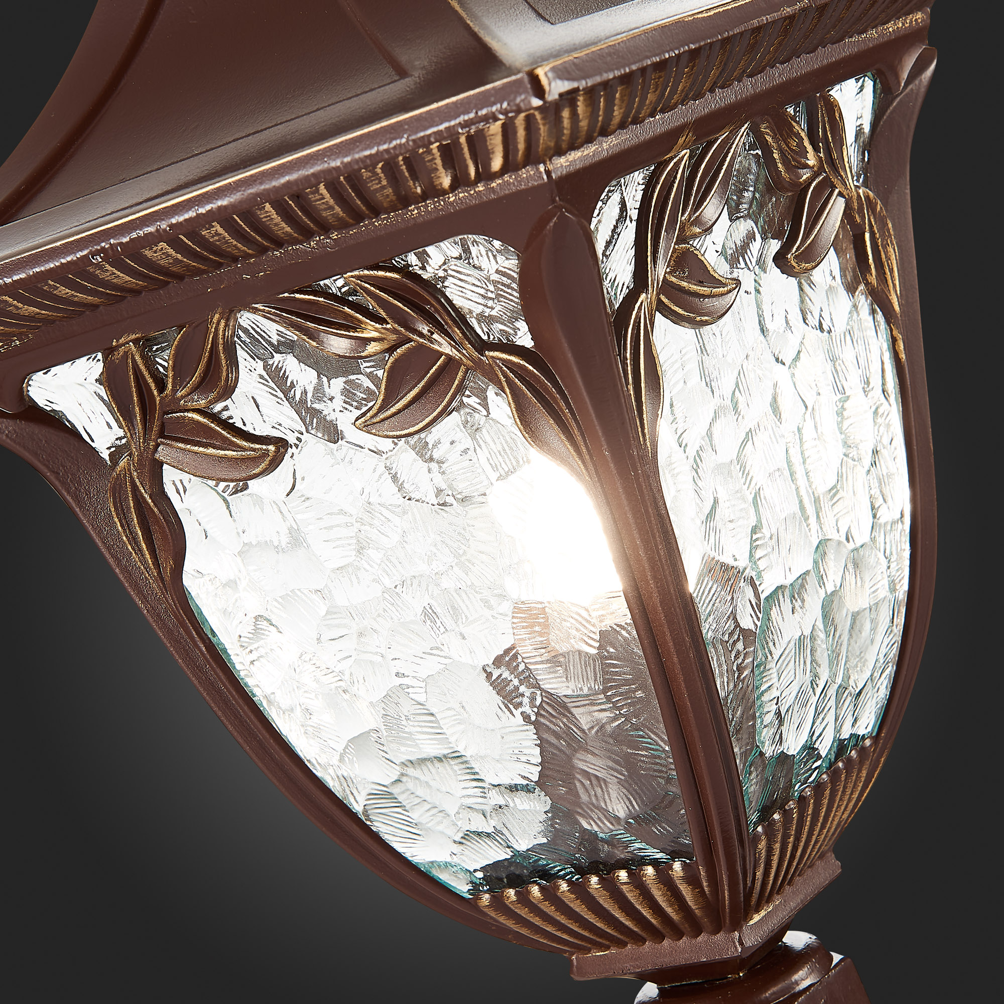 SL083.705.01 Светильник уличный наземный ST-Luce Кофейный/Кофейный, Прозрачный E27 1*60W CHIANI