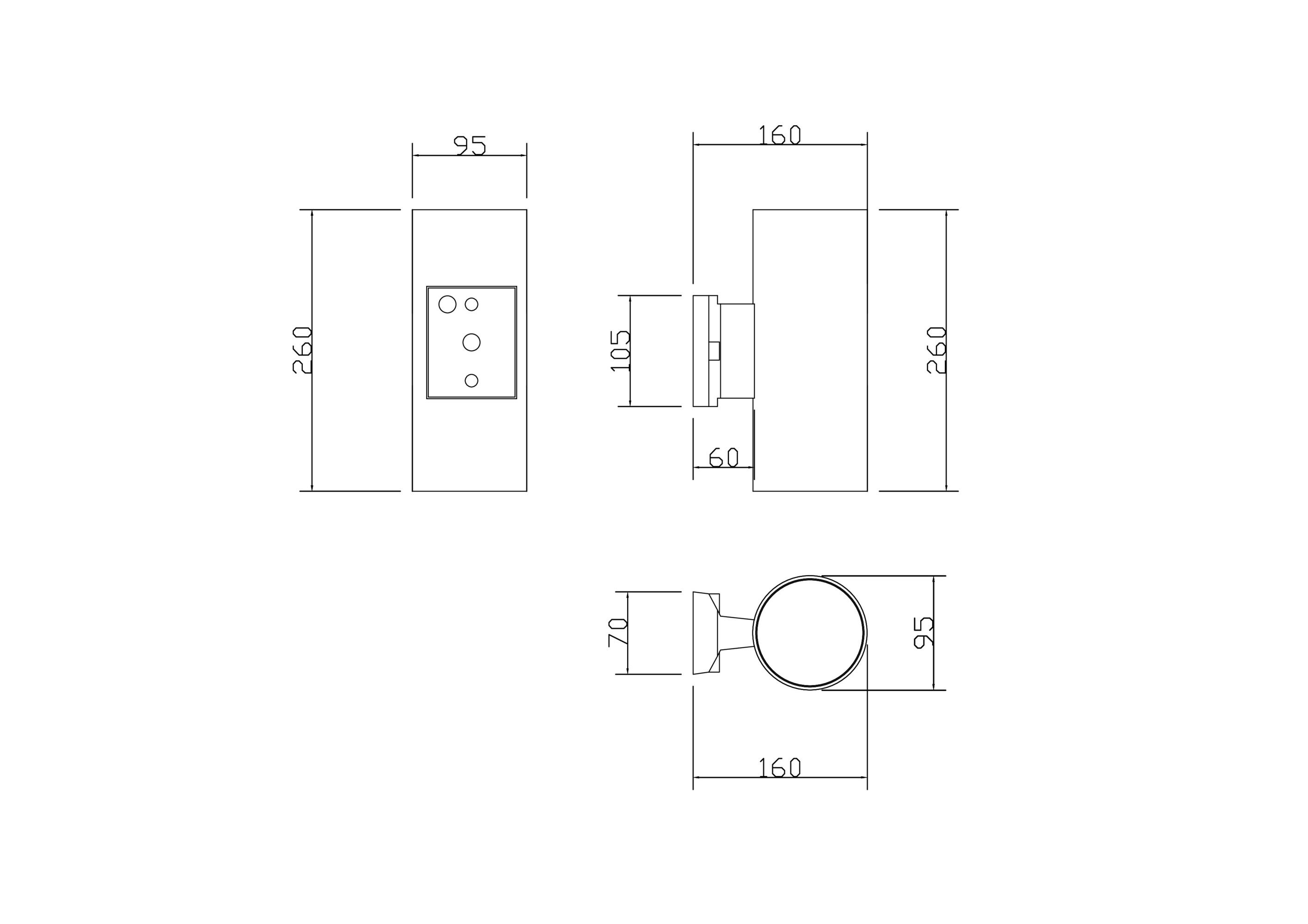 Настенный светильник (бра) Outdoor O419WL-02GR