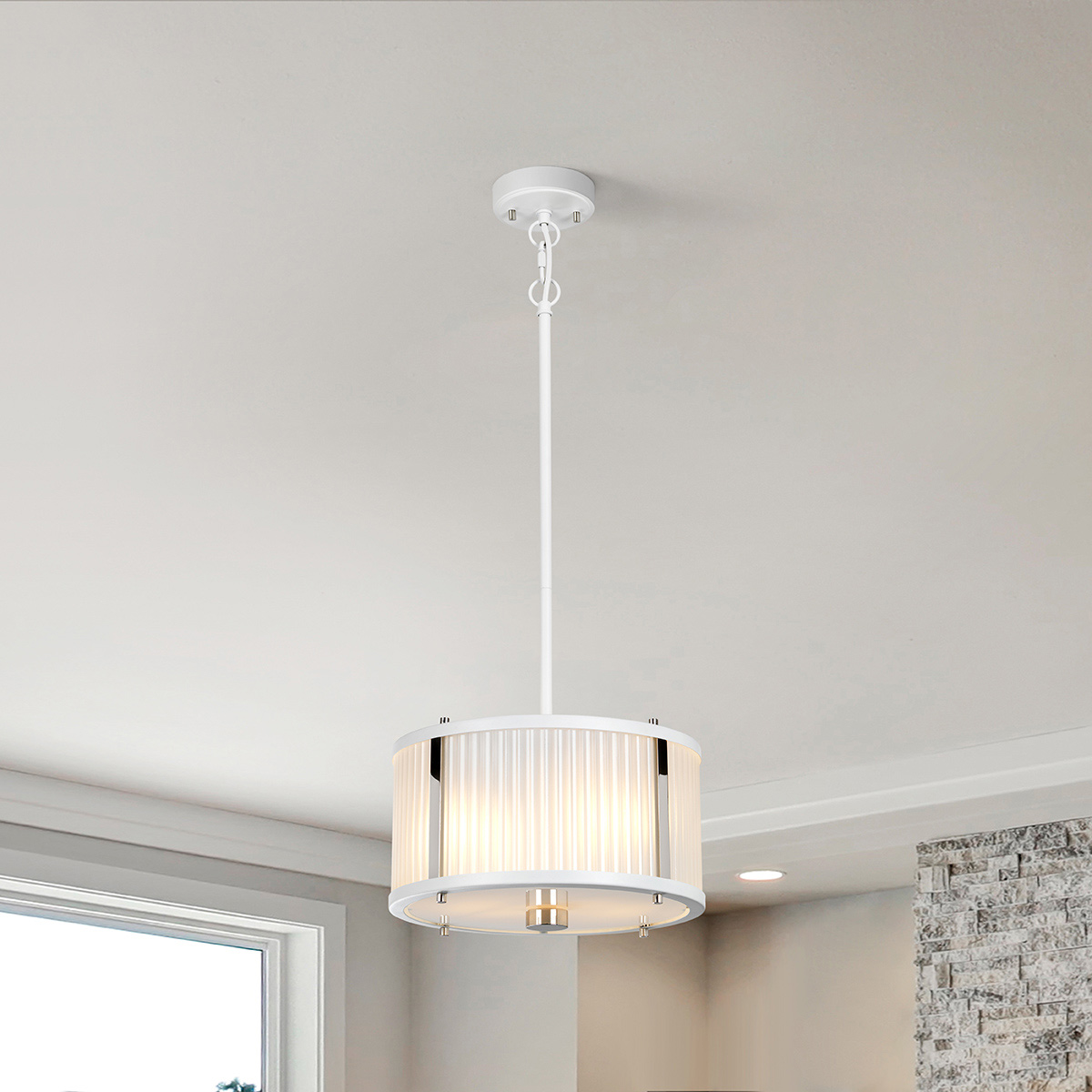 Подвесной светильник Elstead Lighting, Арт. DL-CORONA-2P-WPN