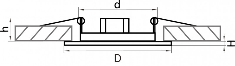 Встраиваемый светильник Lightstar 011071