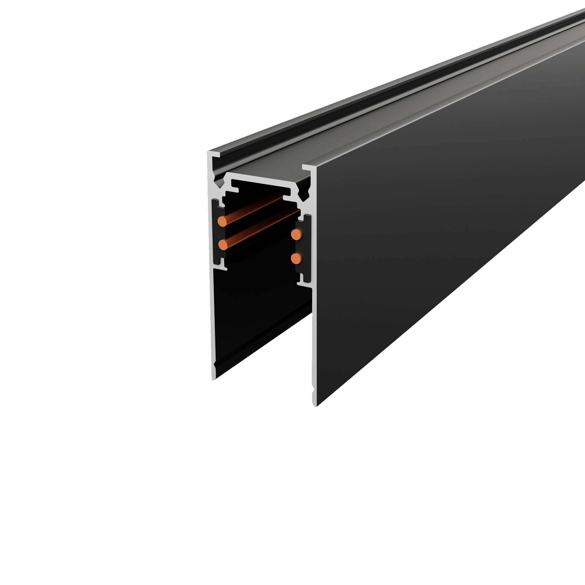 ST003.429.00 Шинопровод магнитный накладной ST-Luce Черный Длина 2 000мм SKYLINE 48