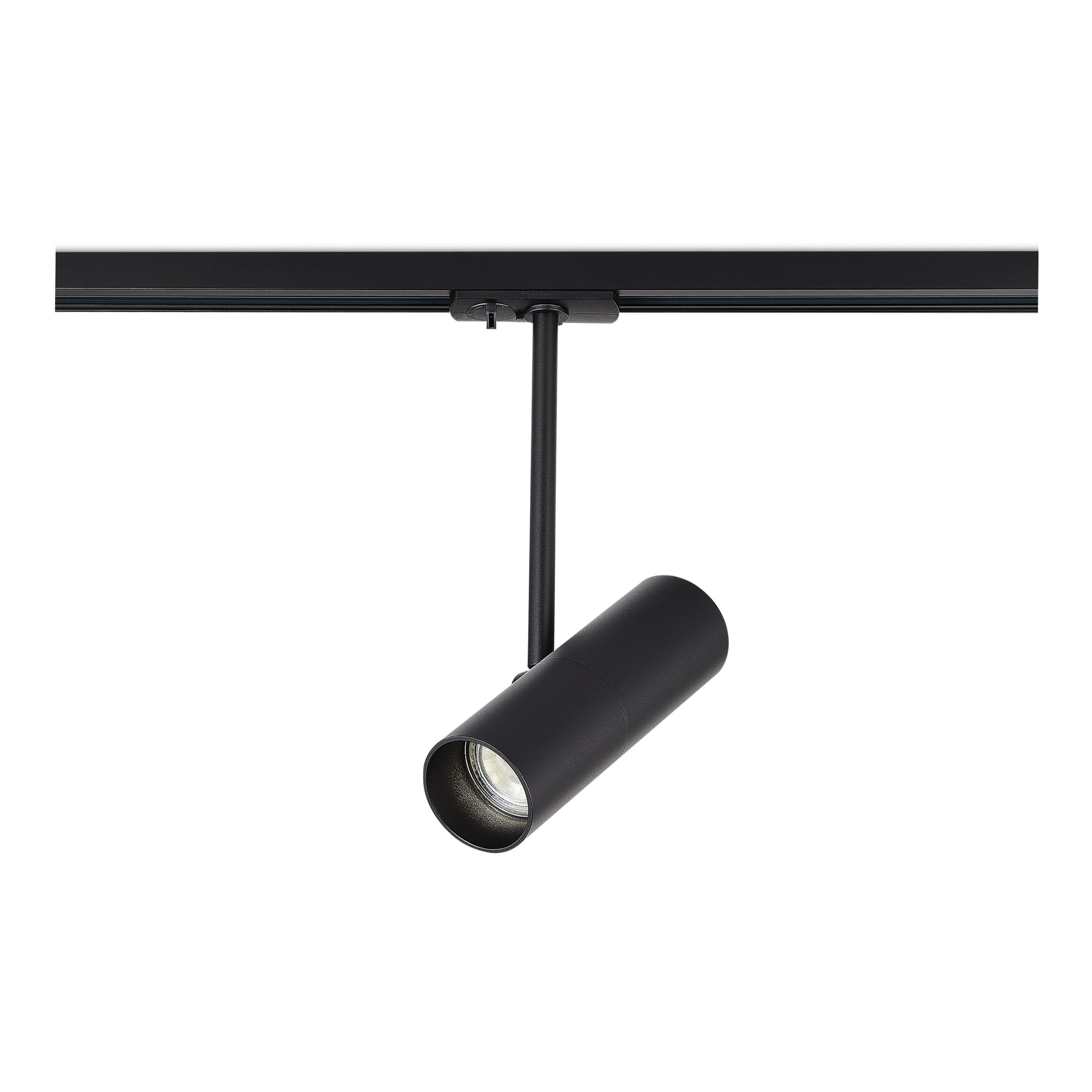 ST381.406.01 Св-к трек. Черный GU10 1*50W IP20 DxH- 220V Без ламп BASE