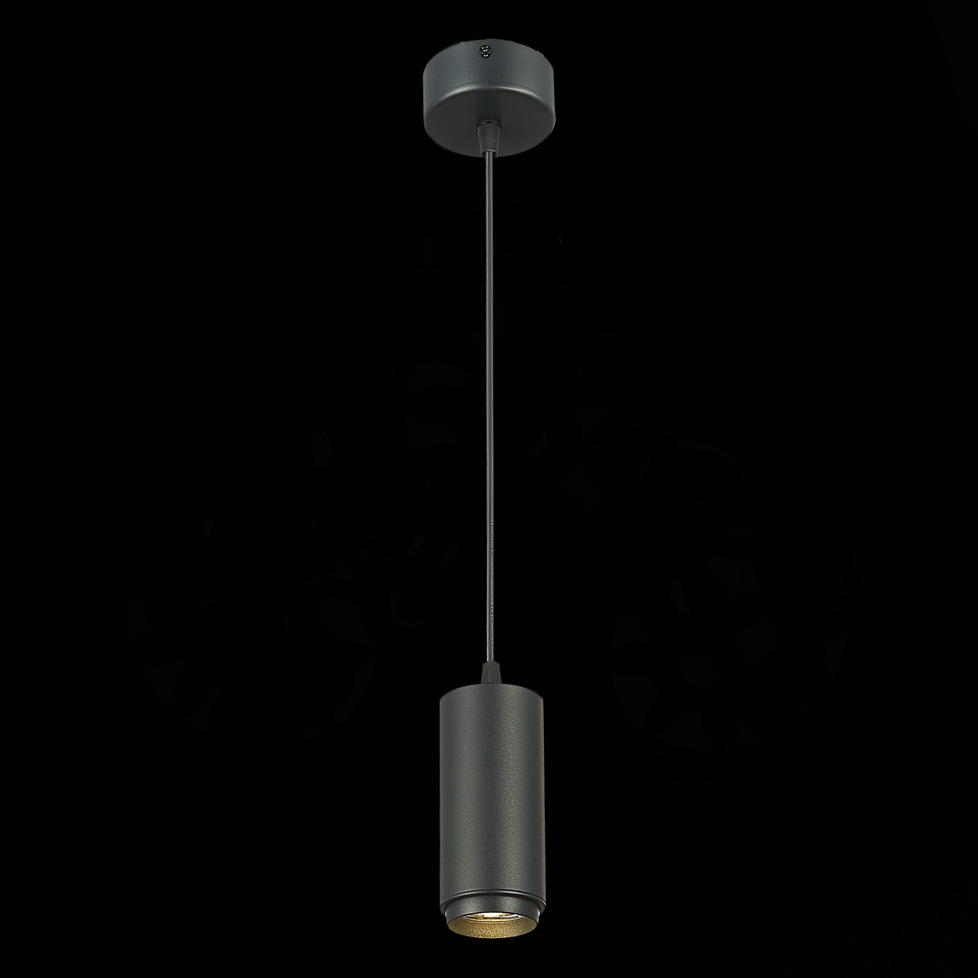 ST600.443.10 Светильник подвесной Zoom Черный LED 1*10W 4000K 1 000Lm Ra>80 15-60° IP20 D59xH130 170 Подвесные светильники