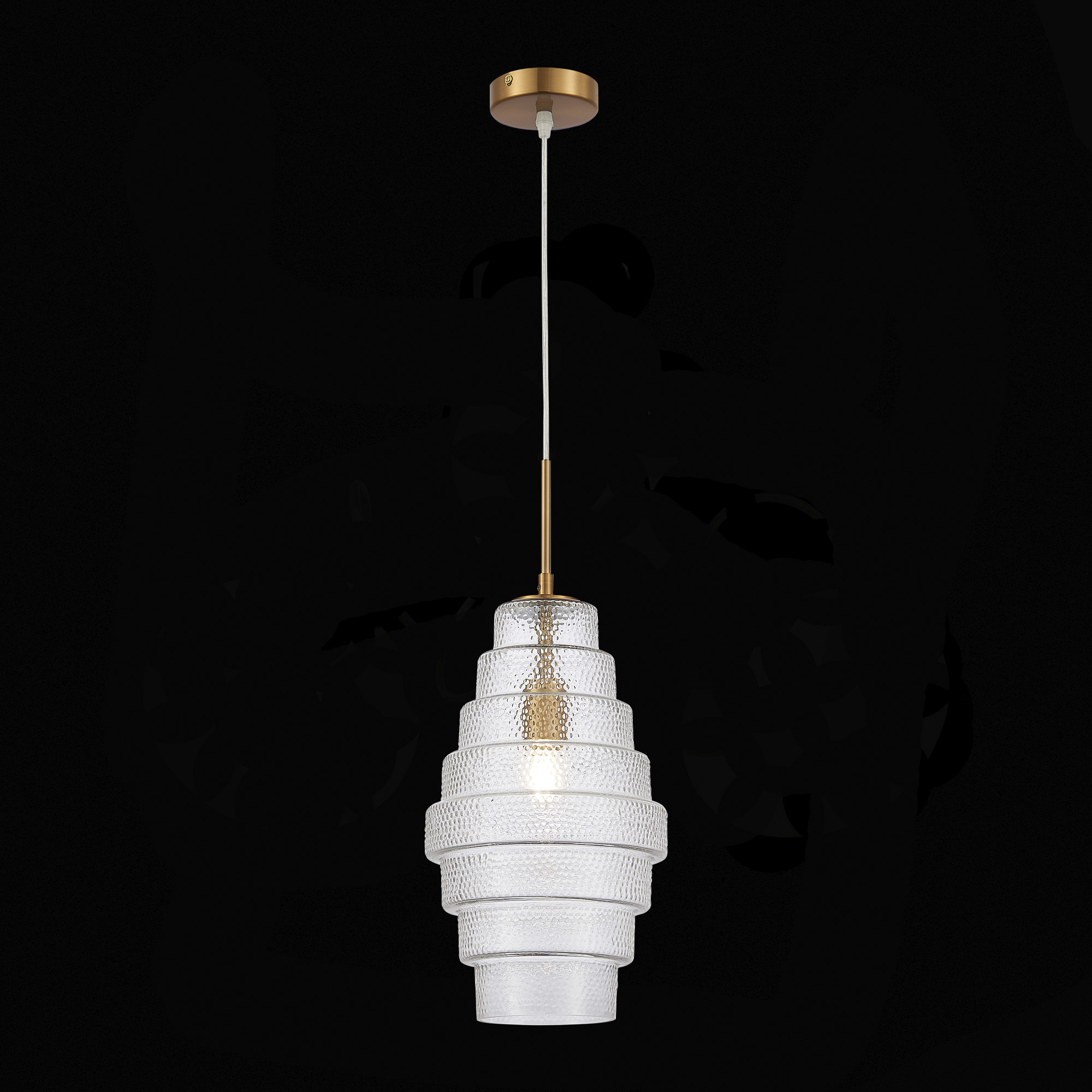 SL1001.213.01 Подвес ST-Luce Латунь/Прозрачный E27 1*40W REXITE