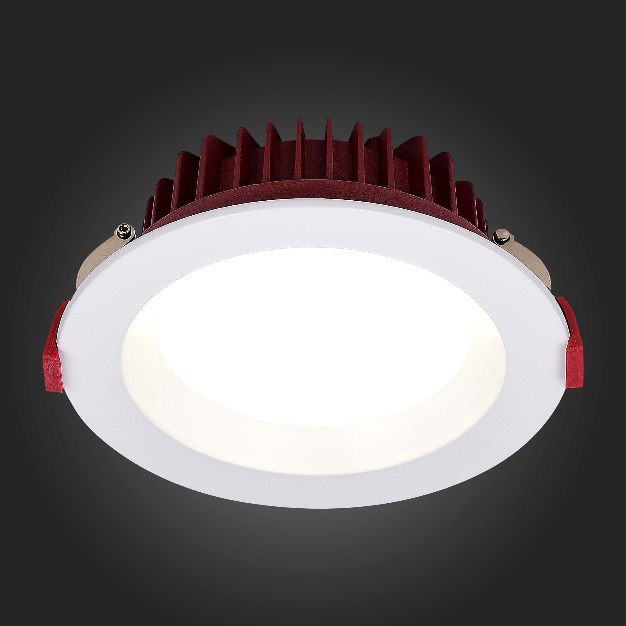 ST752.548.18 Св-к встр. Белый LED 1*18W 4000K 1 440Lm Ra80 100° IP44 D140xH52 100-240VV Встраиваемые светильники