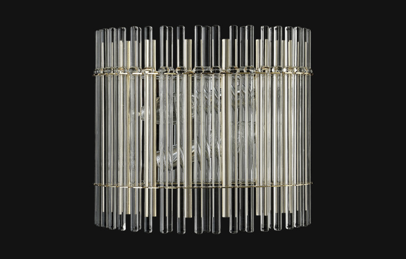 Бра Crystal Lux AURELIO AP2 GOLD+CHROME/TRANSPARENT