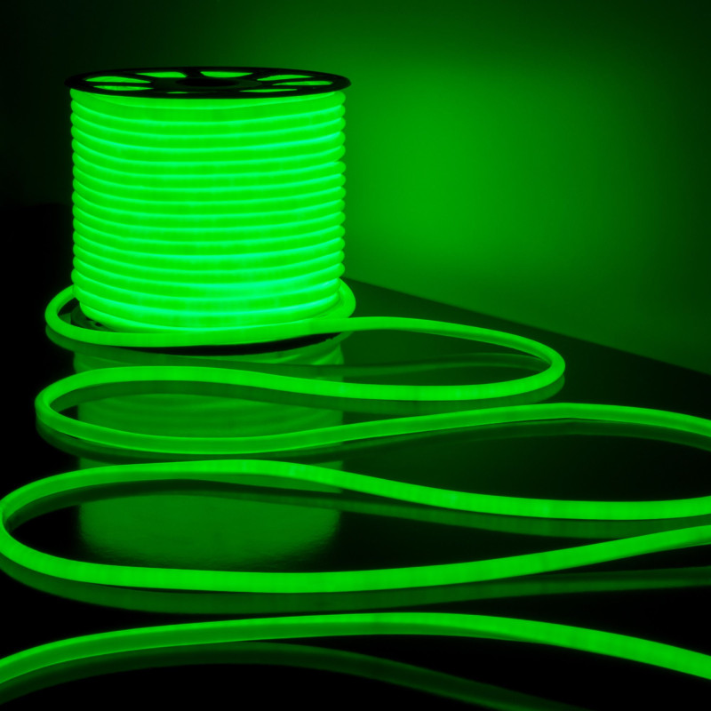 Гибкий неон Elektrostandard Гибкий неон LS003 9.6W 144Led 2835 IP67 16mm зелен