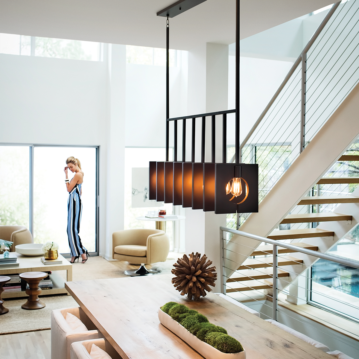 Подвесной светильник Hinkley, Арт. QN-LUDLOW8-GR