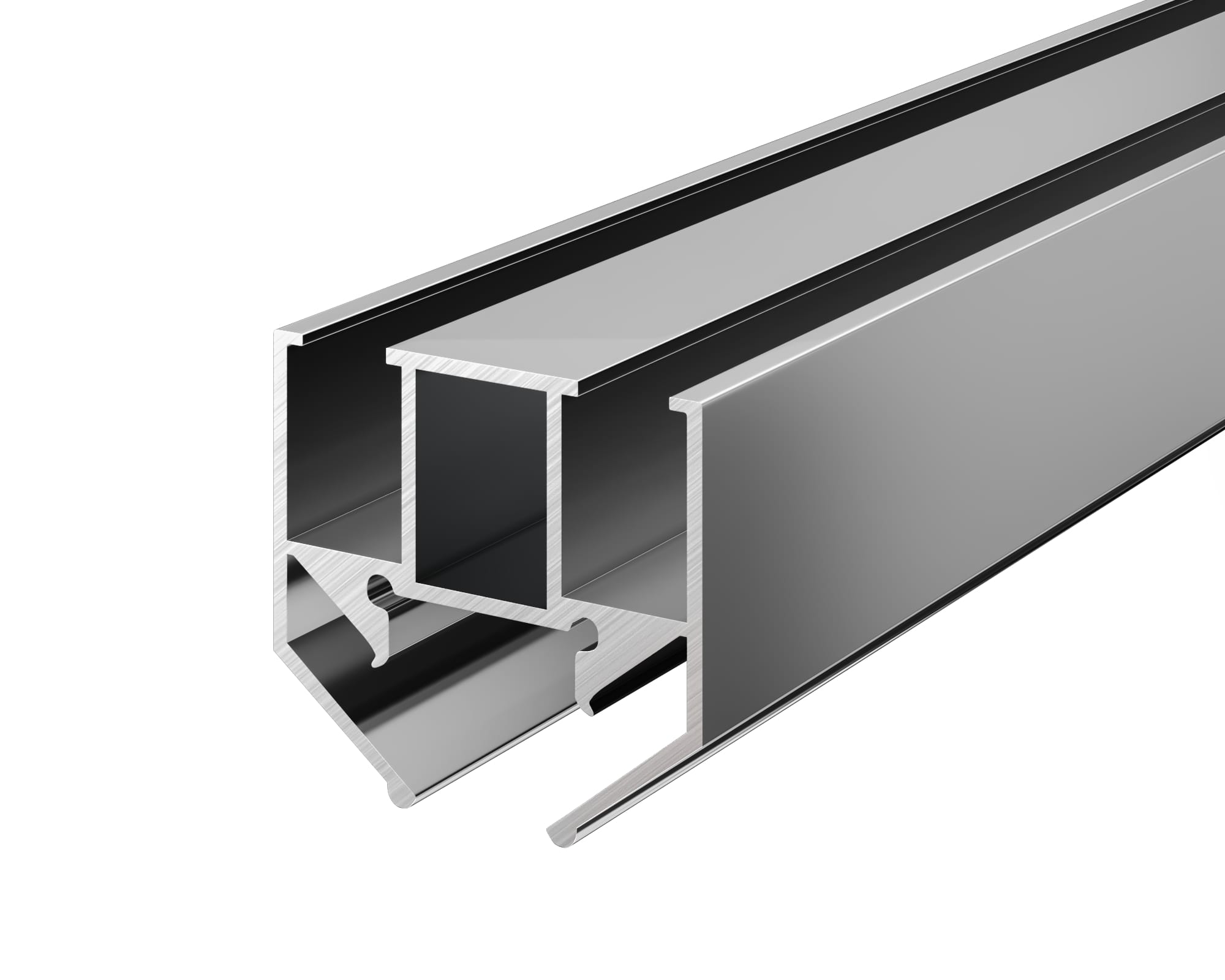 ST066.129.00 Профиль для шинопровода SUPER5 под натяжной потолок ST-Luce Алюминий Длина 2 000мм SUPER5