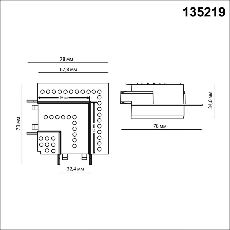 Коннектор Novotech 135219