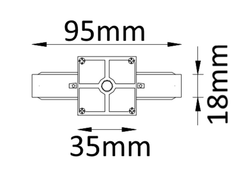 Коннектор Crystal Lux CLT 0.211 01 BL