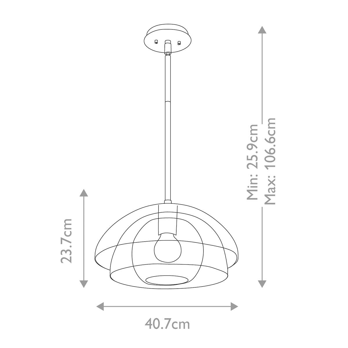 Подвесной светильник Hinkley, Арт. QN-LOTUS-P-HBR