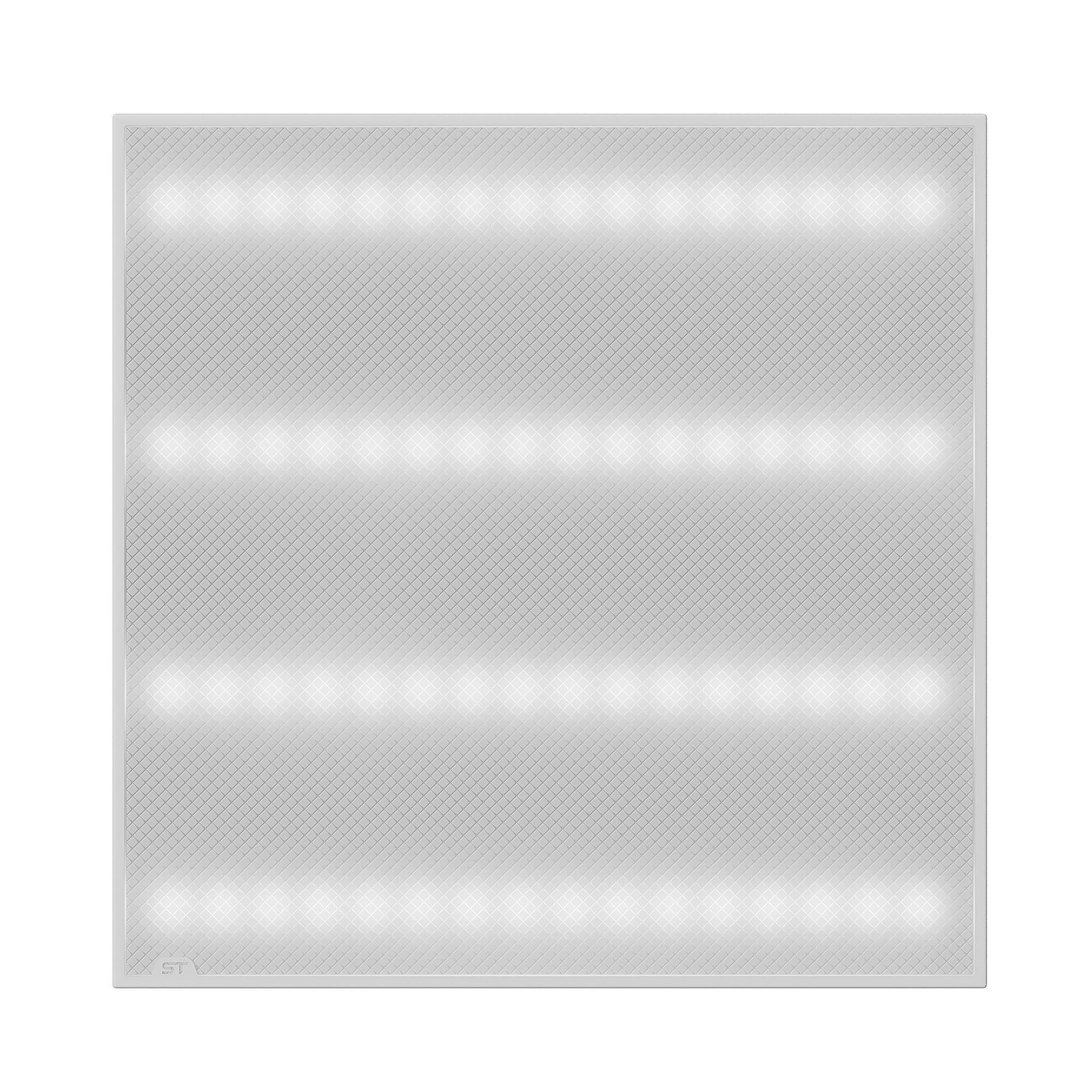 STP-A-1009-P-36-65K-40 Светильник ДВО ST Luce STANDART IP40 595*595*19 мм 36Вт 4200лм 6500К призма ( Коммерческое освещение