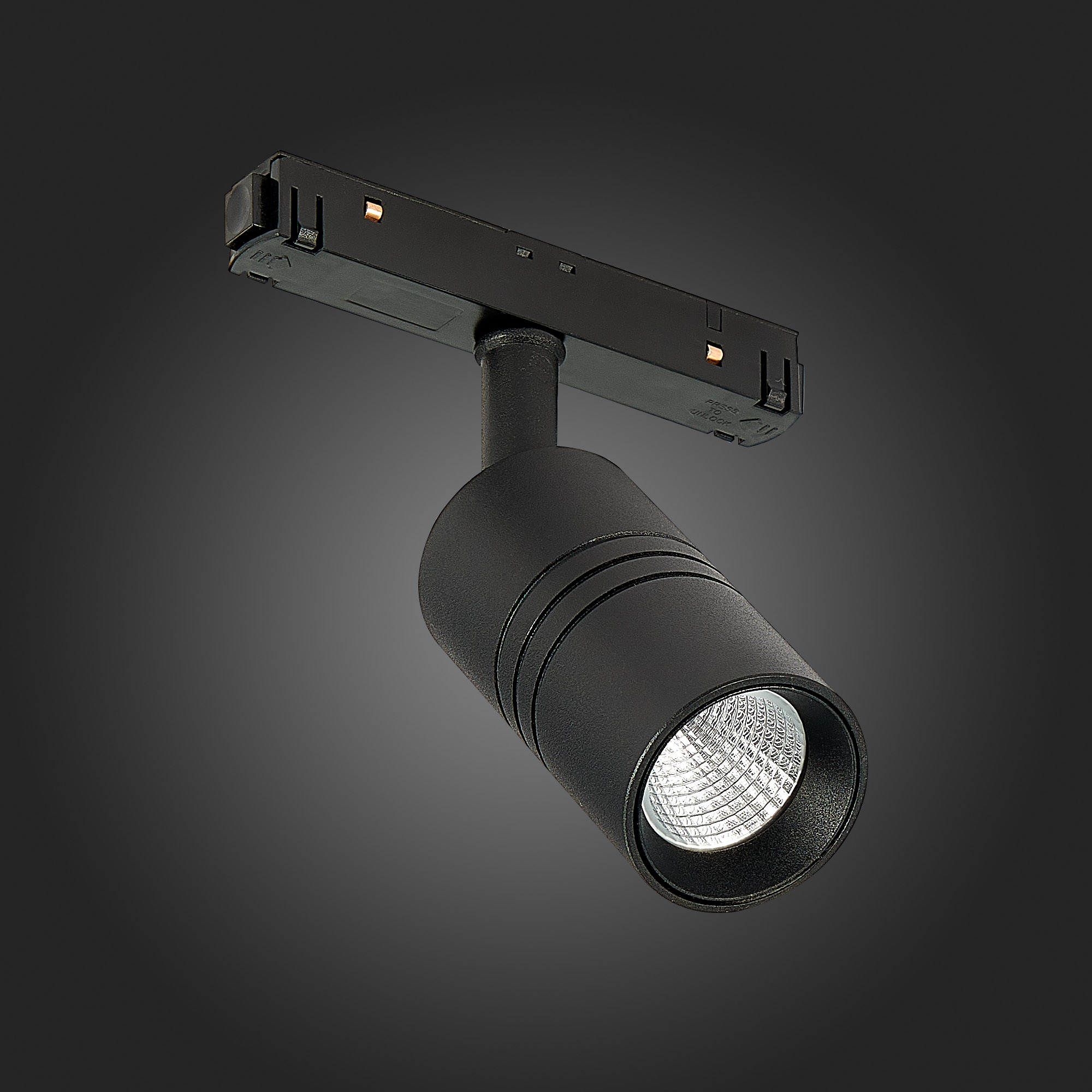 ST365.436.07 Магнитный трековый светильник Черный LED 1*7W 3000K 595Lm Ra>90 36° IP20 L-xW44xH90 48V SKYLINE 48