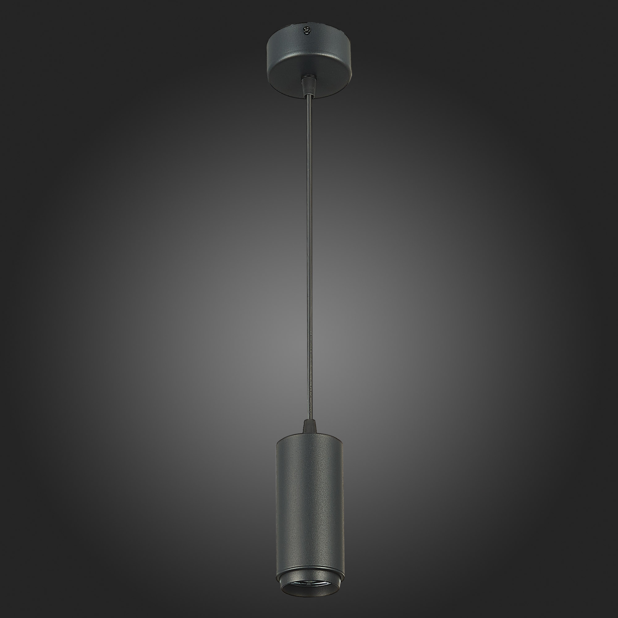 ST600.443.10 Светильник подвесной Zoom Черный LED 1*10W 4000K 1 000Lm Ra>80 15-60° IP20 D59xH130 170 Подвесные светильники