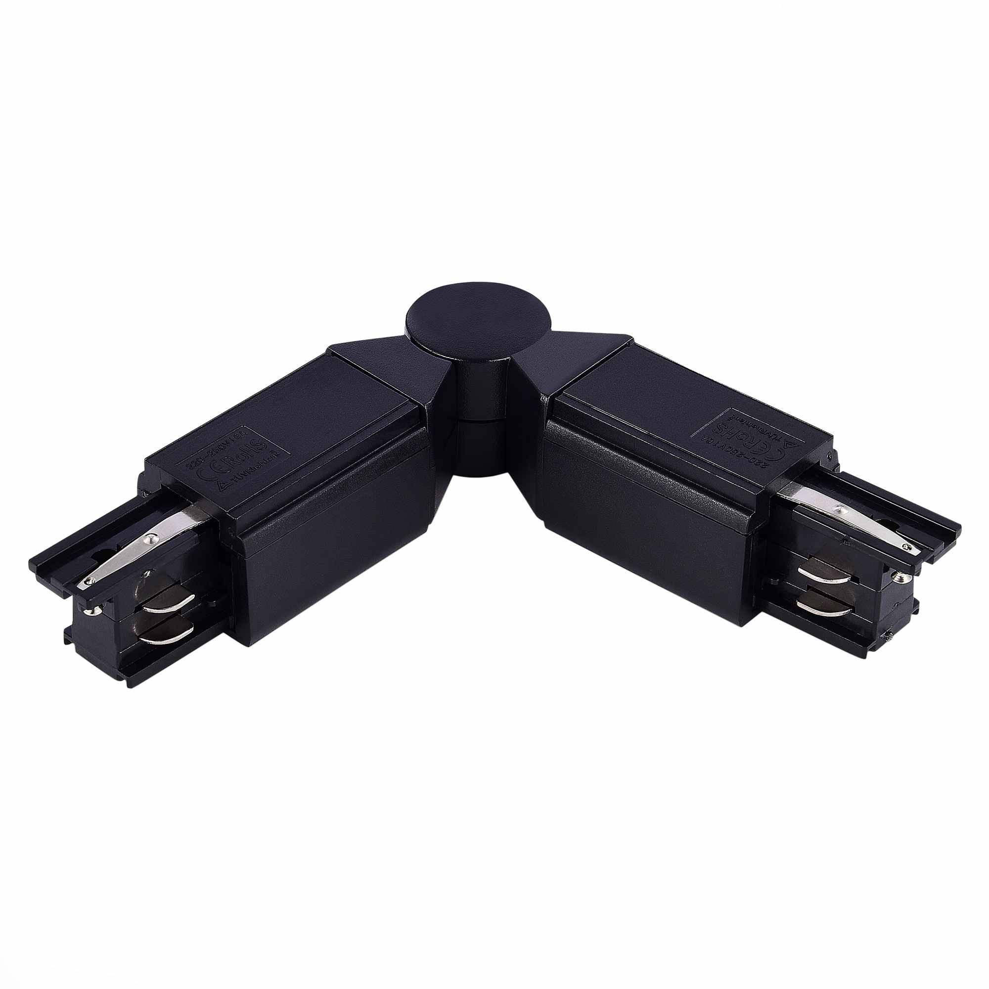 ST030.409.18 Поворотный угол для трехфазного шинопровода ST-Luce Черный TRACE