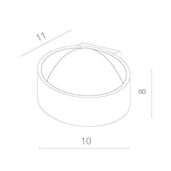 Бра ARTE Lamp A1417AP-1WH