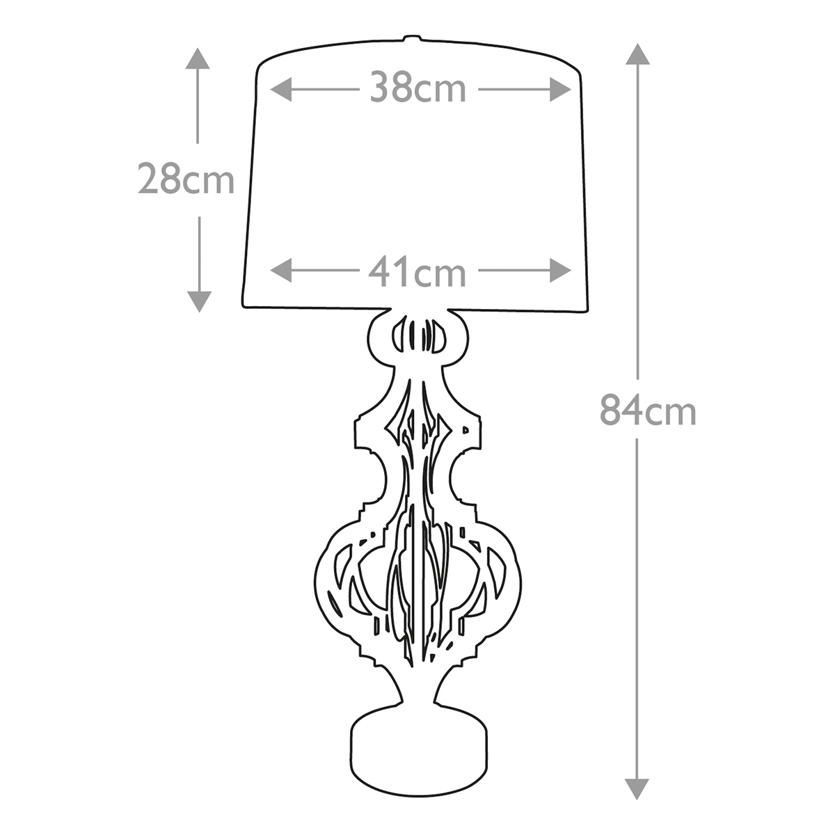 Настольная лампа Elstead Lighting, Арт. GN-OCTAVIA-TL-GD