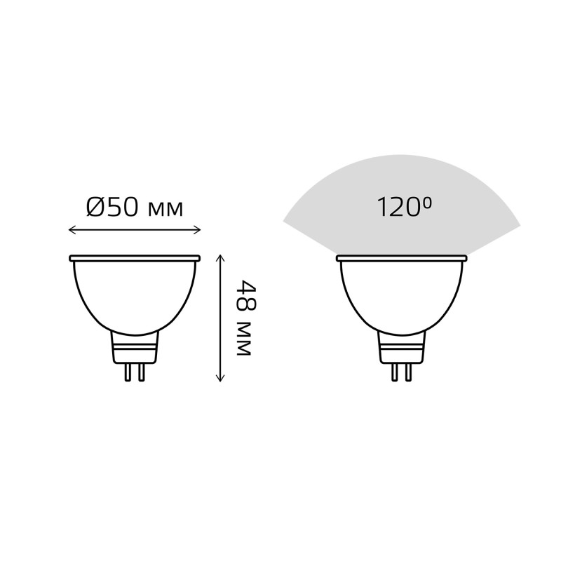 Светодиодная лампа Gauss 11529