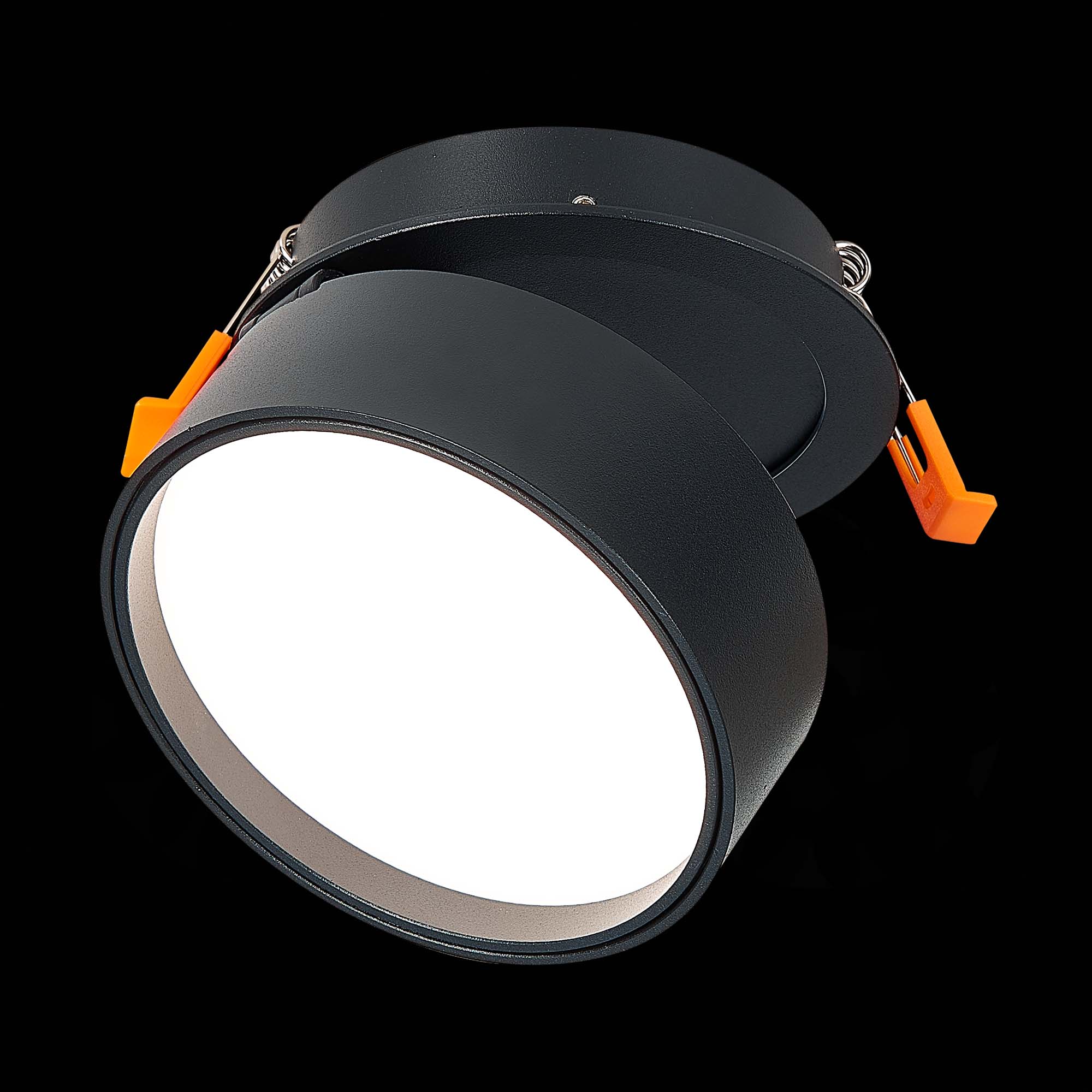 ST651.438.14 Встраиваемый поворотный светильник Черный LED 1*14W 3000K 1 100Lm Ra>90 120° IP20 D105x Встраиваемые светильники