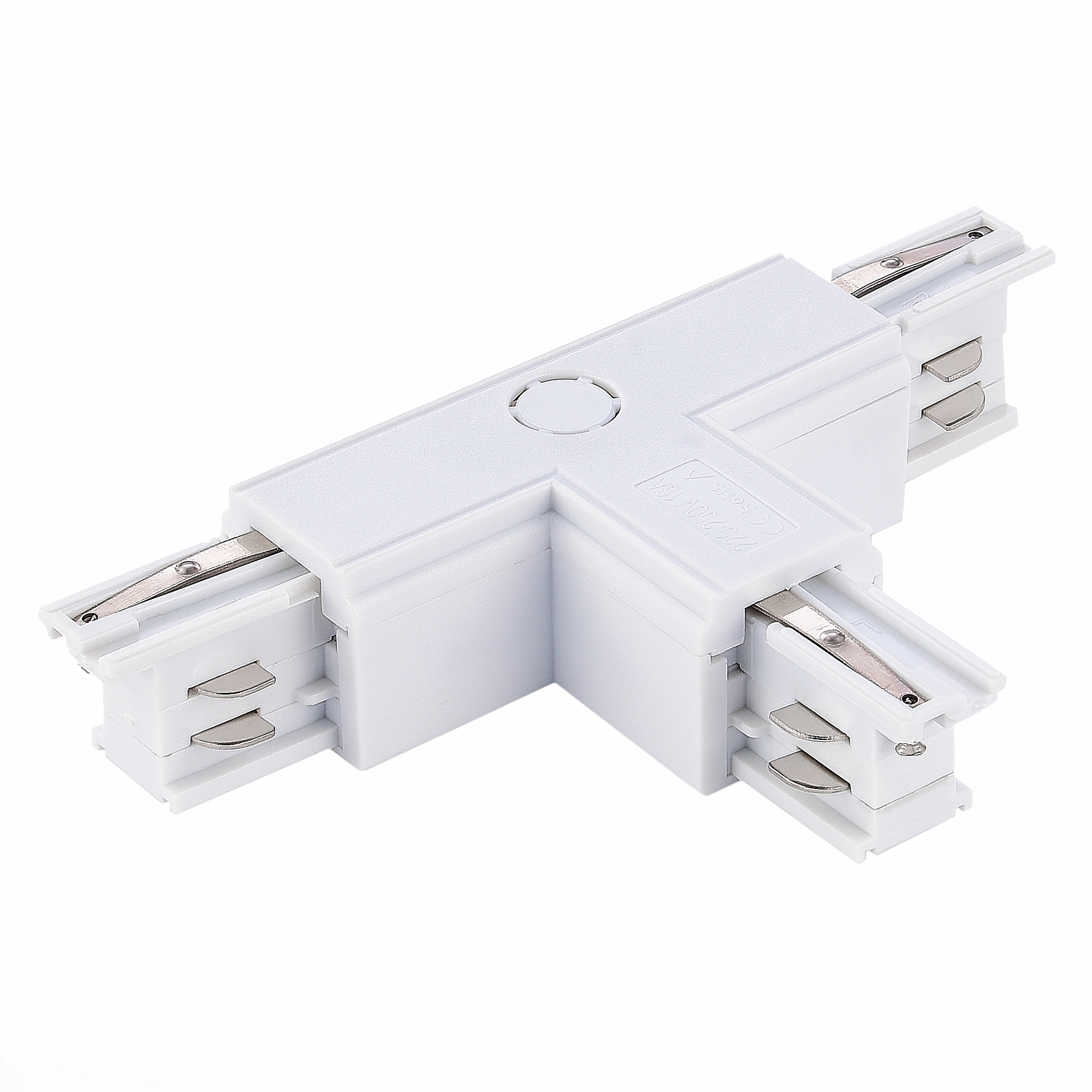 ST030.509.16R1 Т-образный токоподвод правый 1 для трехфазного шинопровода ST-Luce Белый TRACE