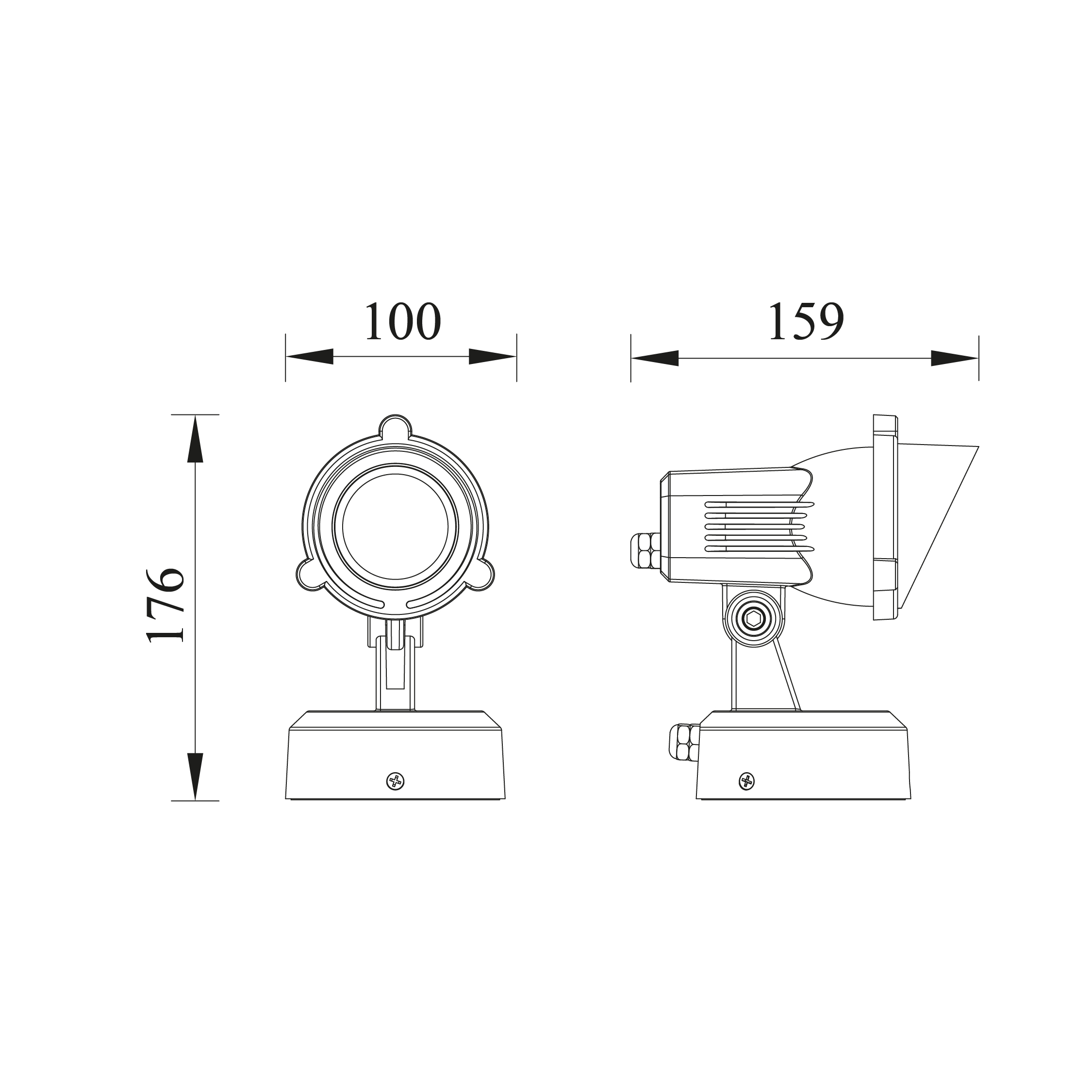 Ландшафтный светильник Natural Concepts, Арт. NC-003753-DG