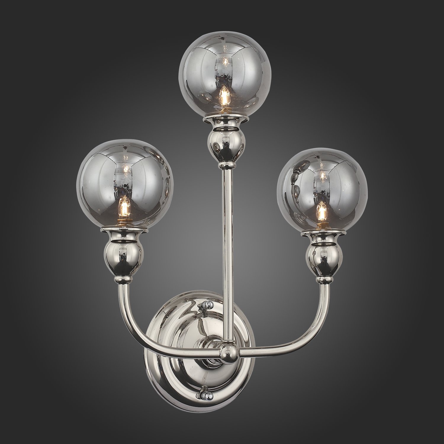 SL552.101.03 Бра ST-Luce Никель/Дымчатый G9 3*5W FUNHI