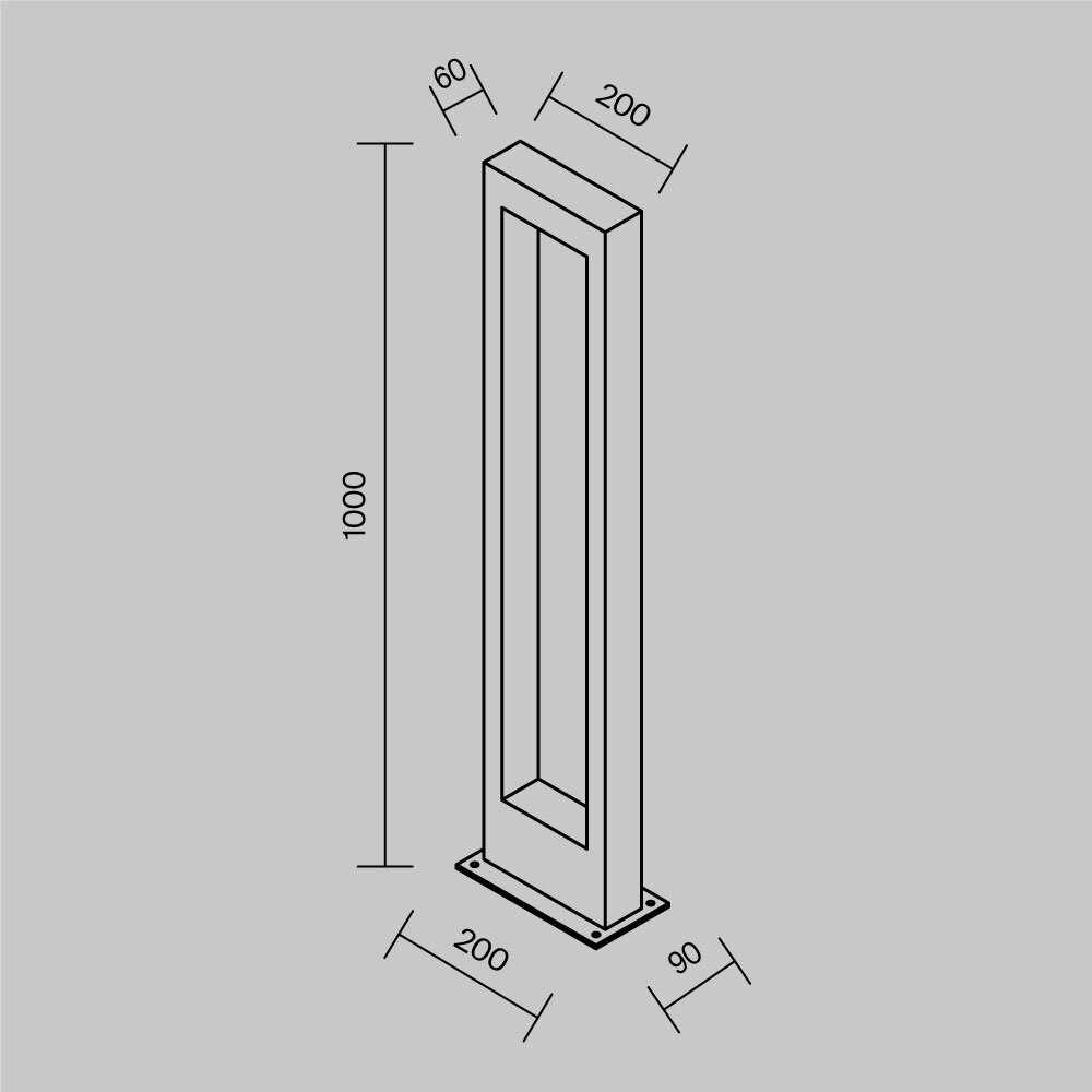 Ландшафтный светильник Outdoor O425FL-L10GF
