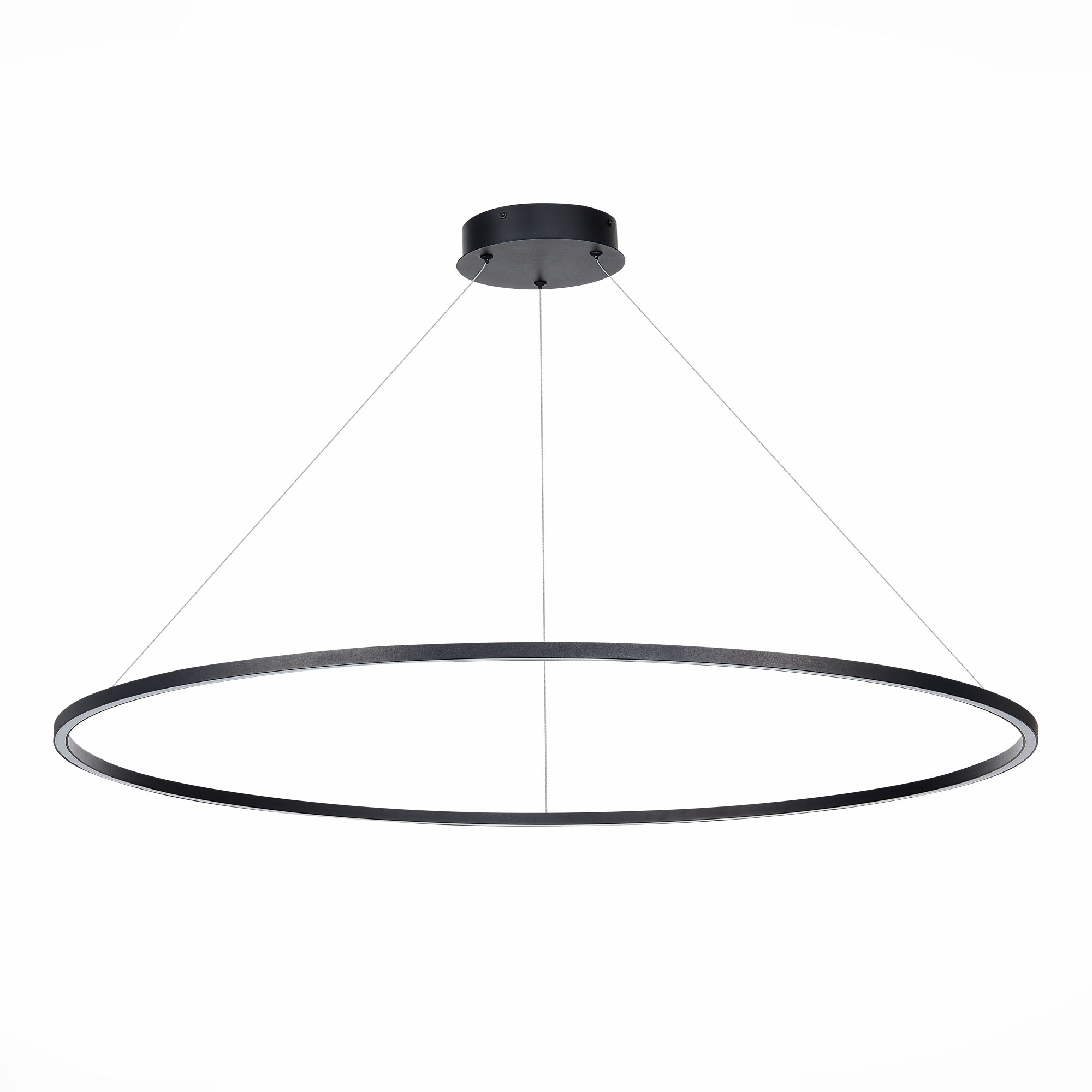 ST605.403.57 Cветильник подвесной SMART ST-Luce Черный/Белый LED 1*57W 2800-6500K AURA