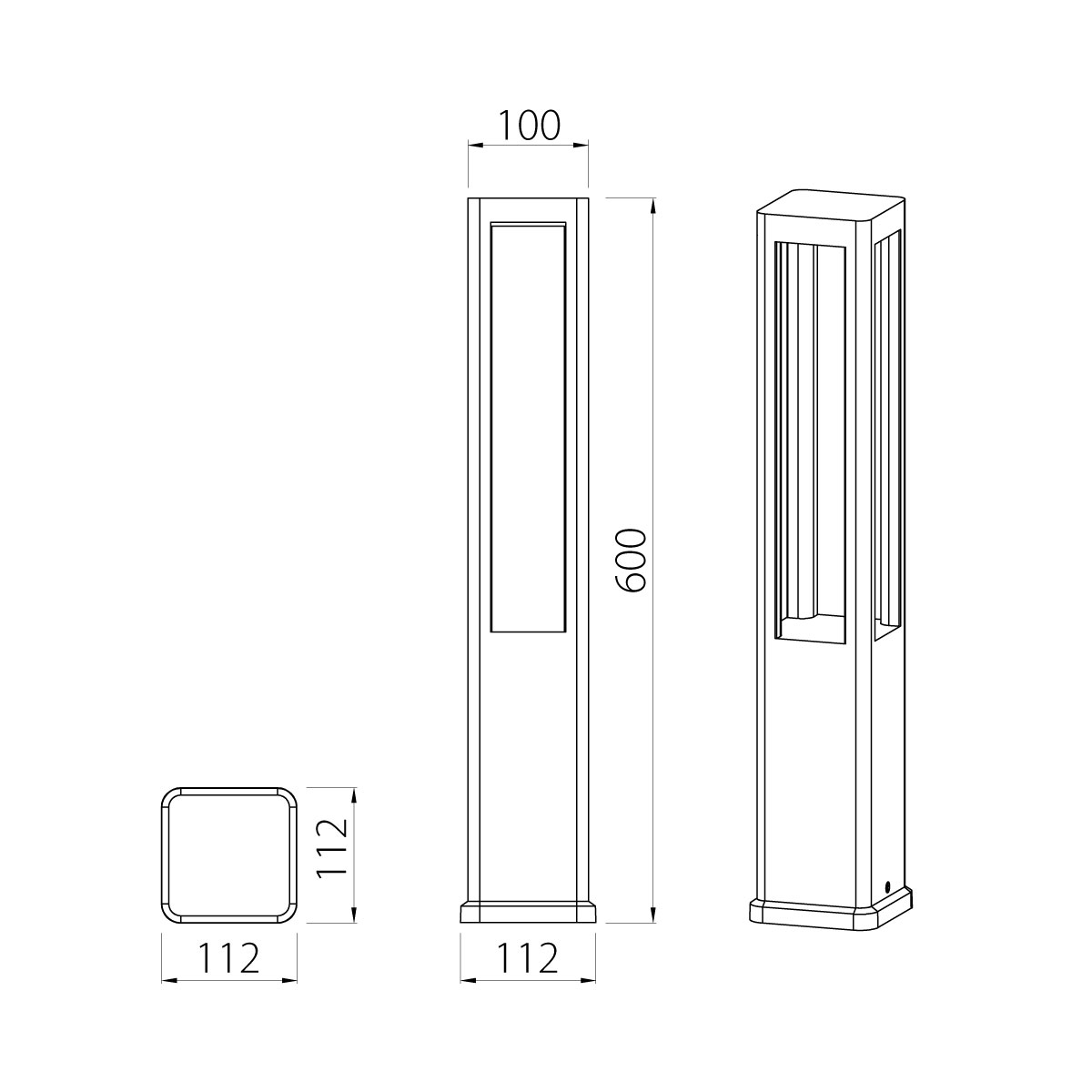 Фонарный столб Natural Concepts, Арт. NC-113104-60-SB
