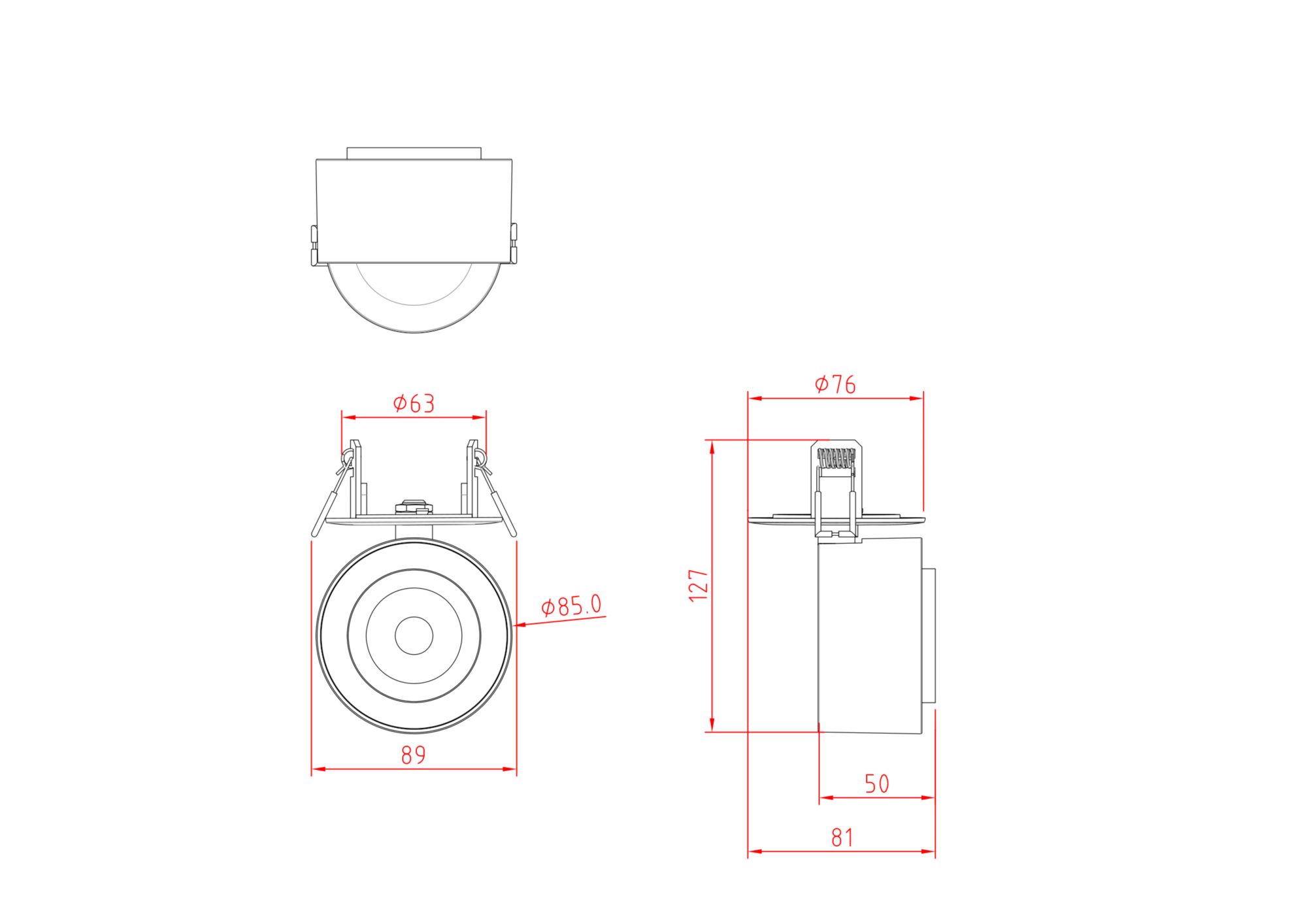 Потолочный светильник Technical C063CL-L12B3K