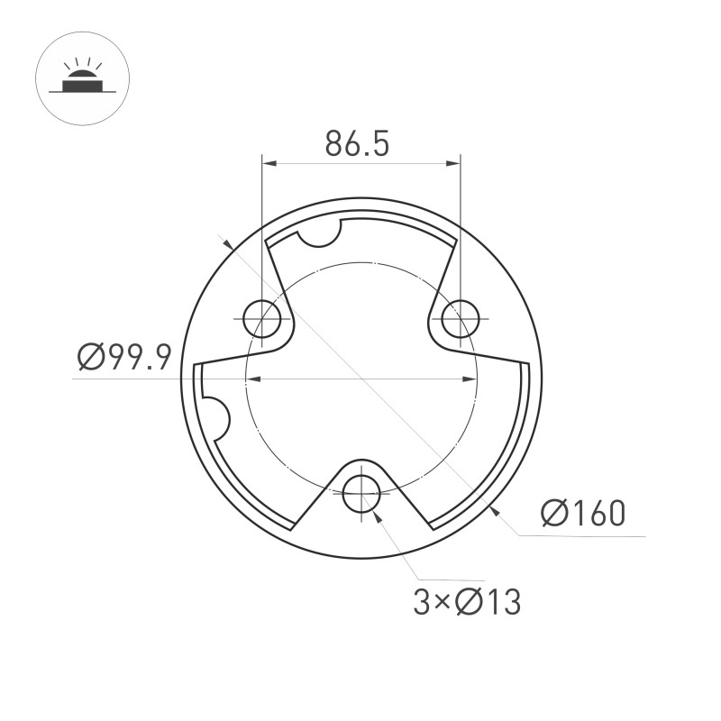Садово-парковый светильник Arlight 047692