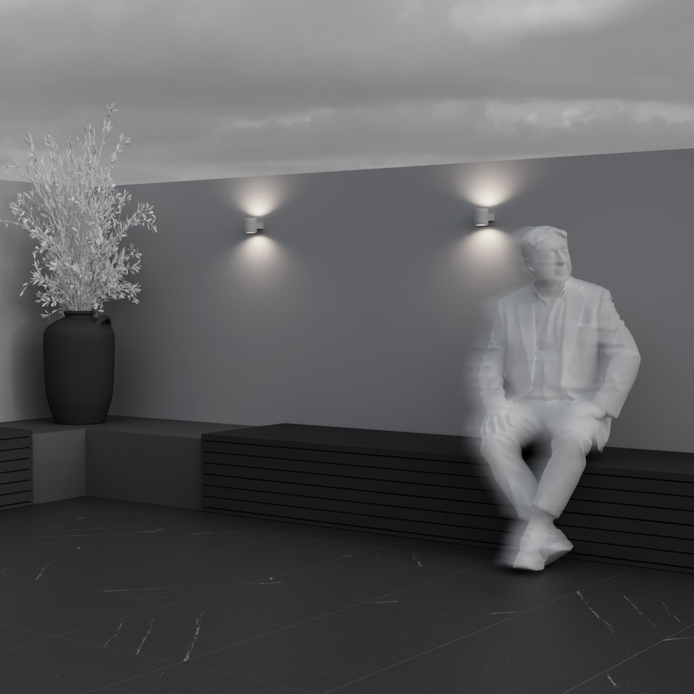 Настенный светильник (бра) Outdoor O490WL-L6W3K