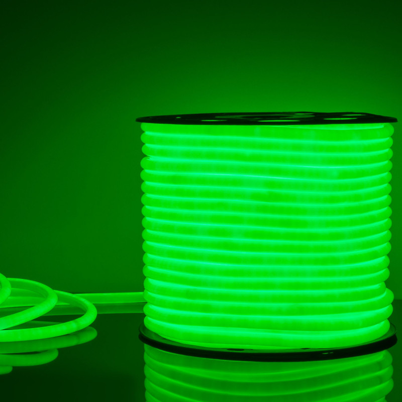 Гибкий неон Elektrostandard Гибкий неон LS003 9.6W 144Led 2835 IP67 16mm зелен