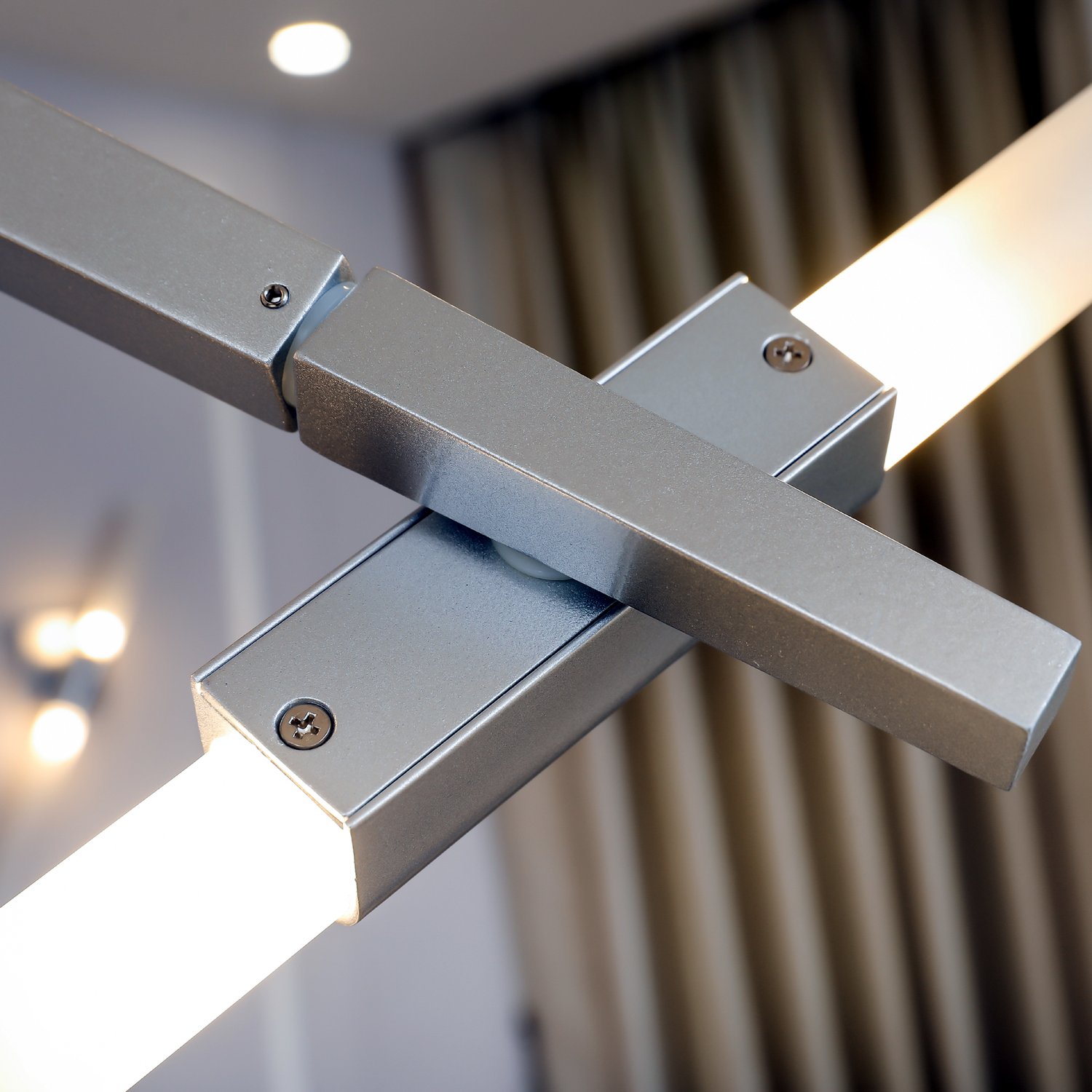 SL947.102.14 Люстра потолочная ST-Luce Серебристый/Белый G9 14*5W LACONICITA