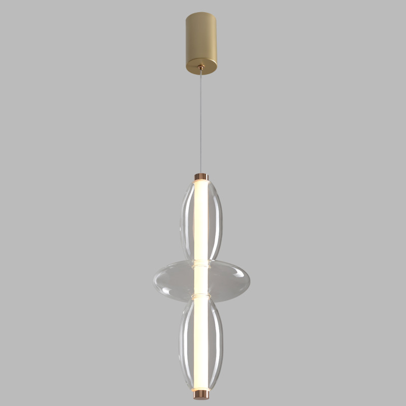 Подвесной светильник Crystal Lux QUASAR SP14W LED TRANSPARENT