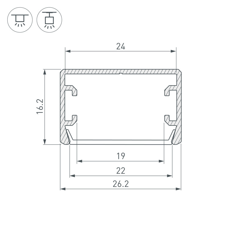 Профиль Arlight 044805